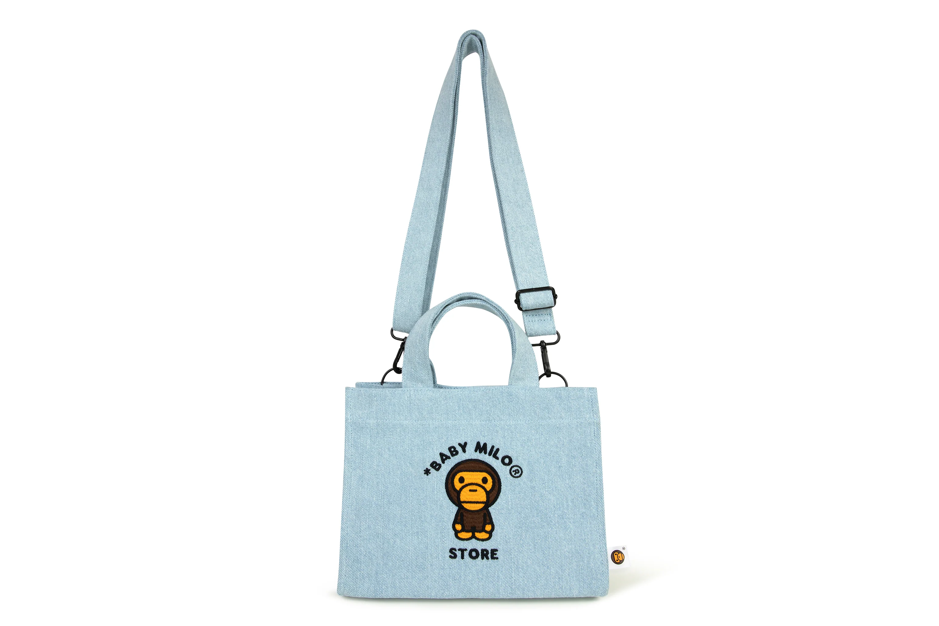 BABY MILO DENIM SMALL TOTE BAG