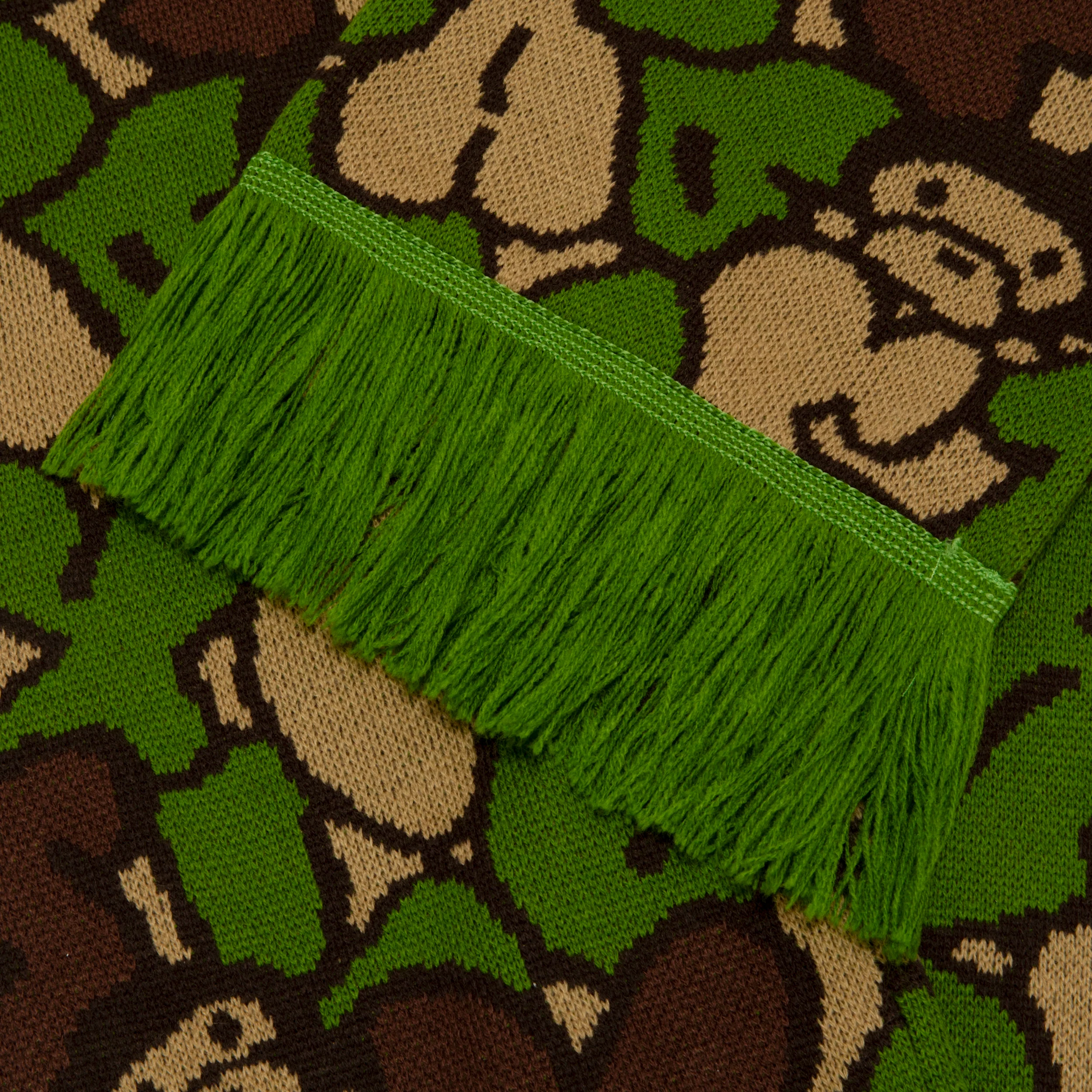 BUBBLE CAMO KNIT SCARF - Image 4