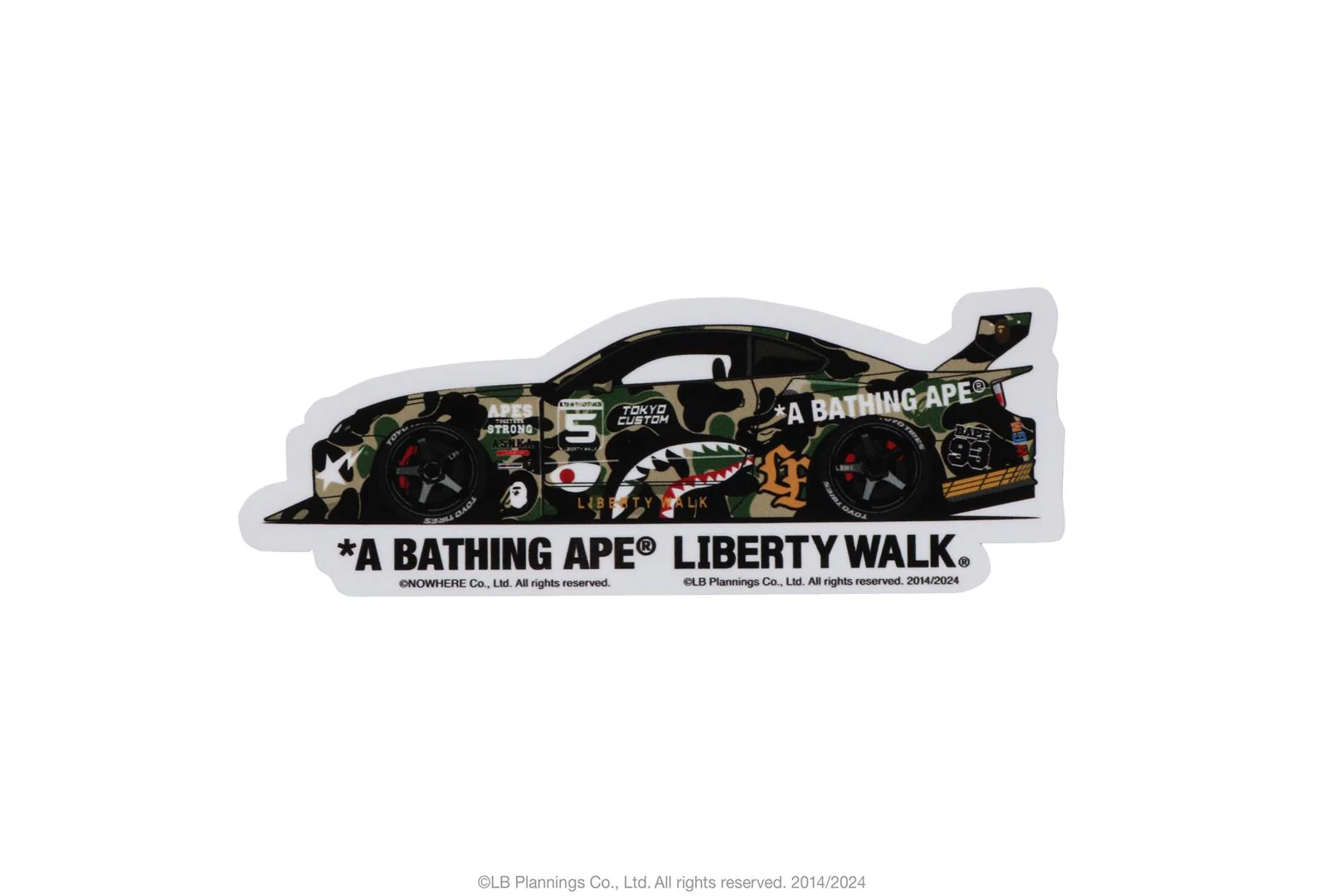 BAPE X LBWK - STICKER SET - Image 2