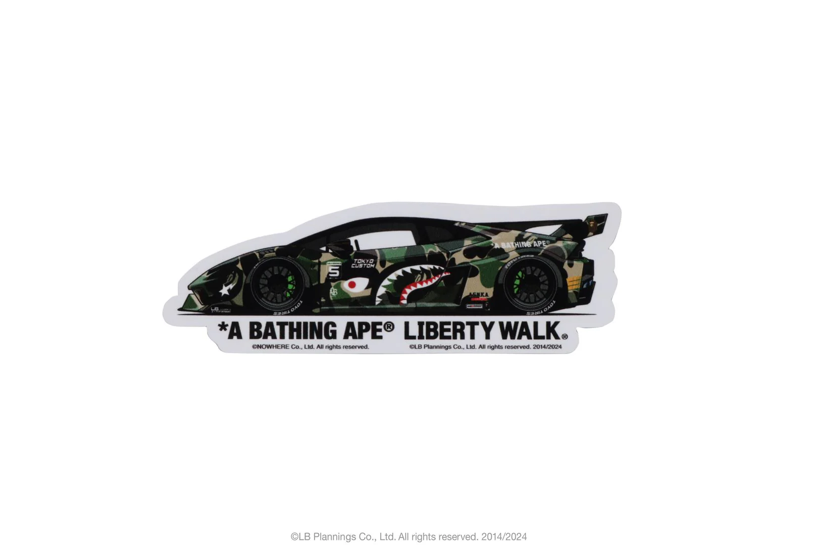 BAPE X LBWK - STICKER SET - Image 3