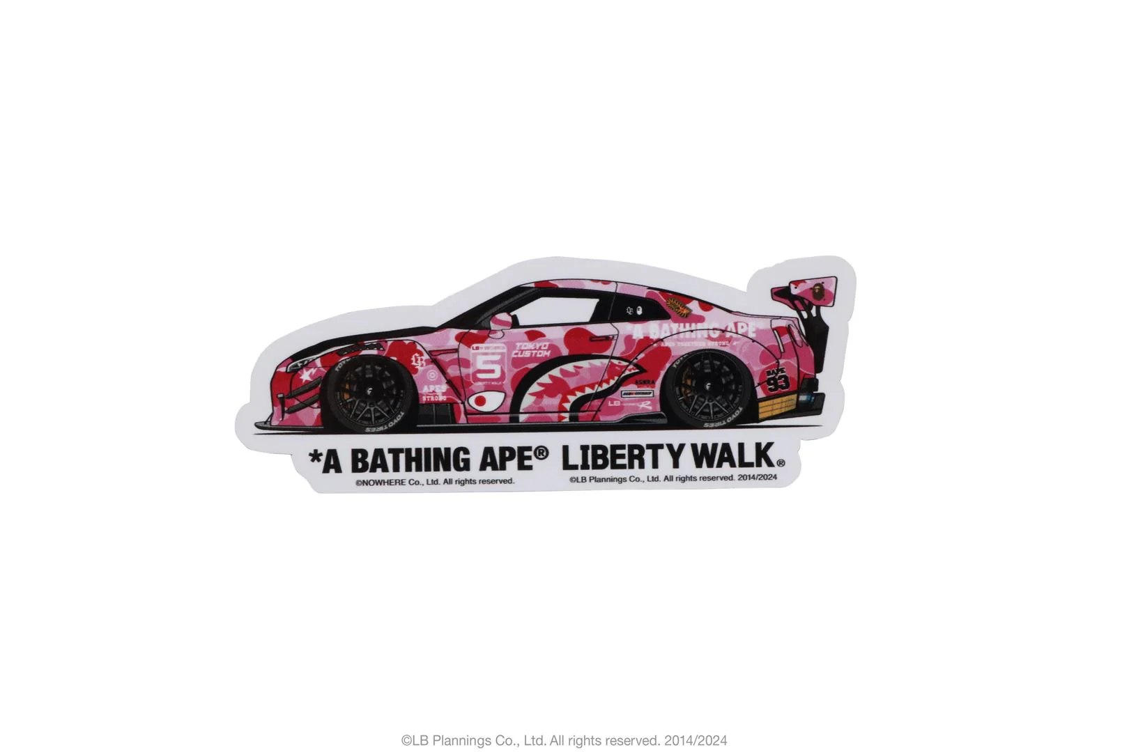 BAPE X LBWK - STICKER SET - Image 5