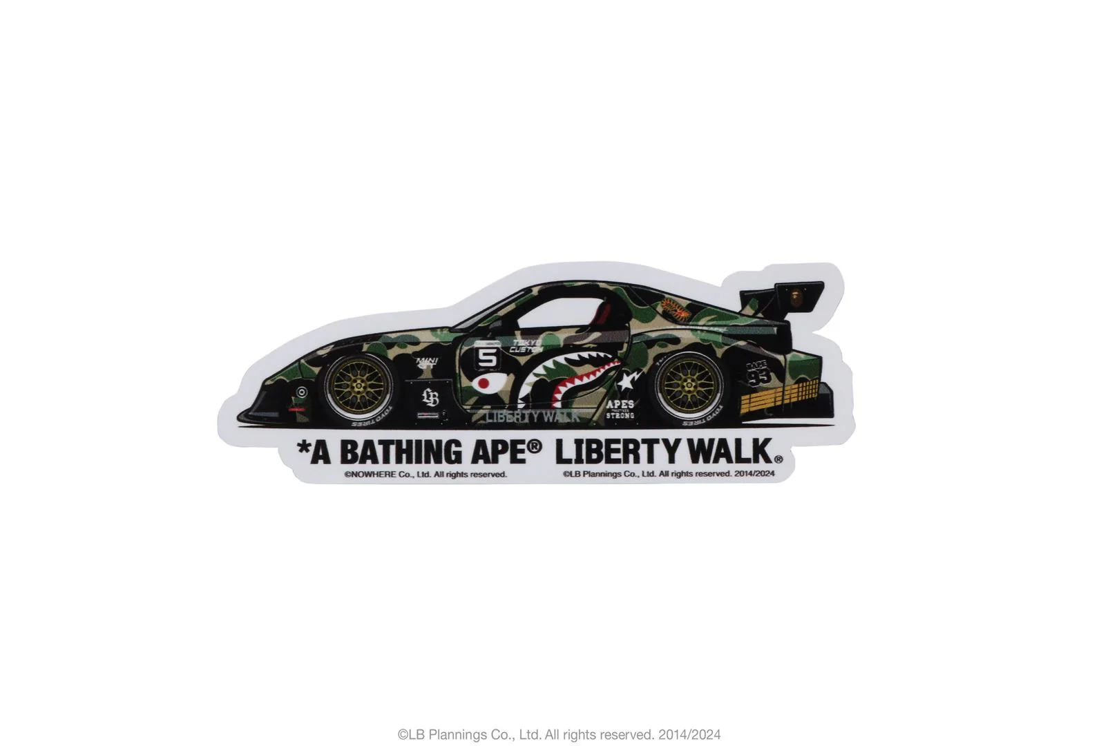 BAPE X LBWK - STICKER SET - Image 6