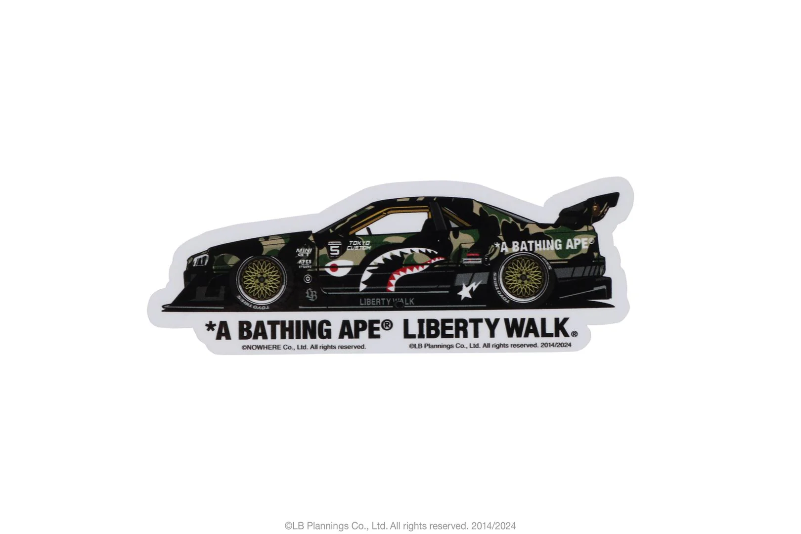 BAPE X LBWK - STICKER SET - Image 8