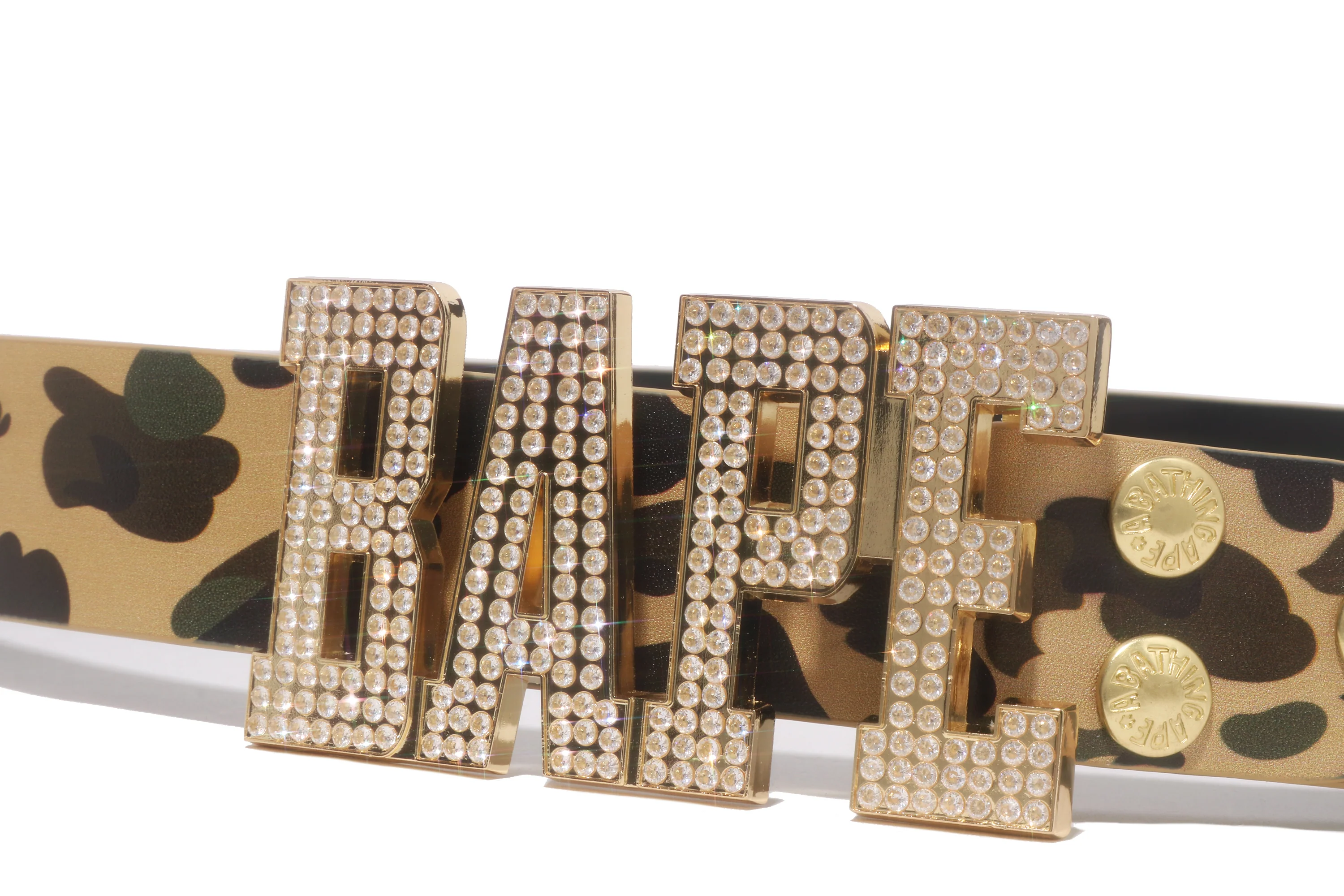 1ST CAMO BAPE LEATHER BELT - Image 6