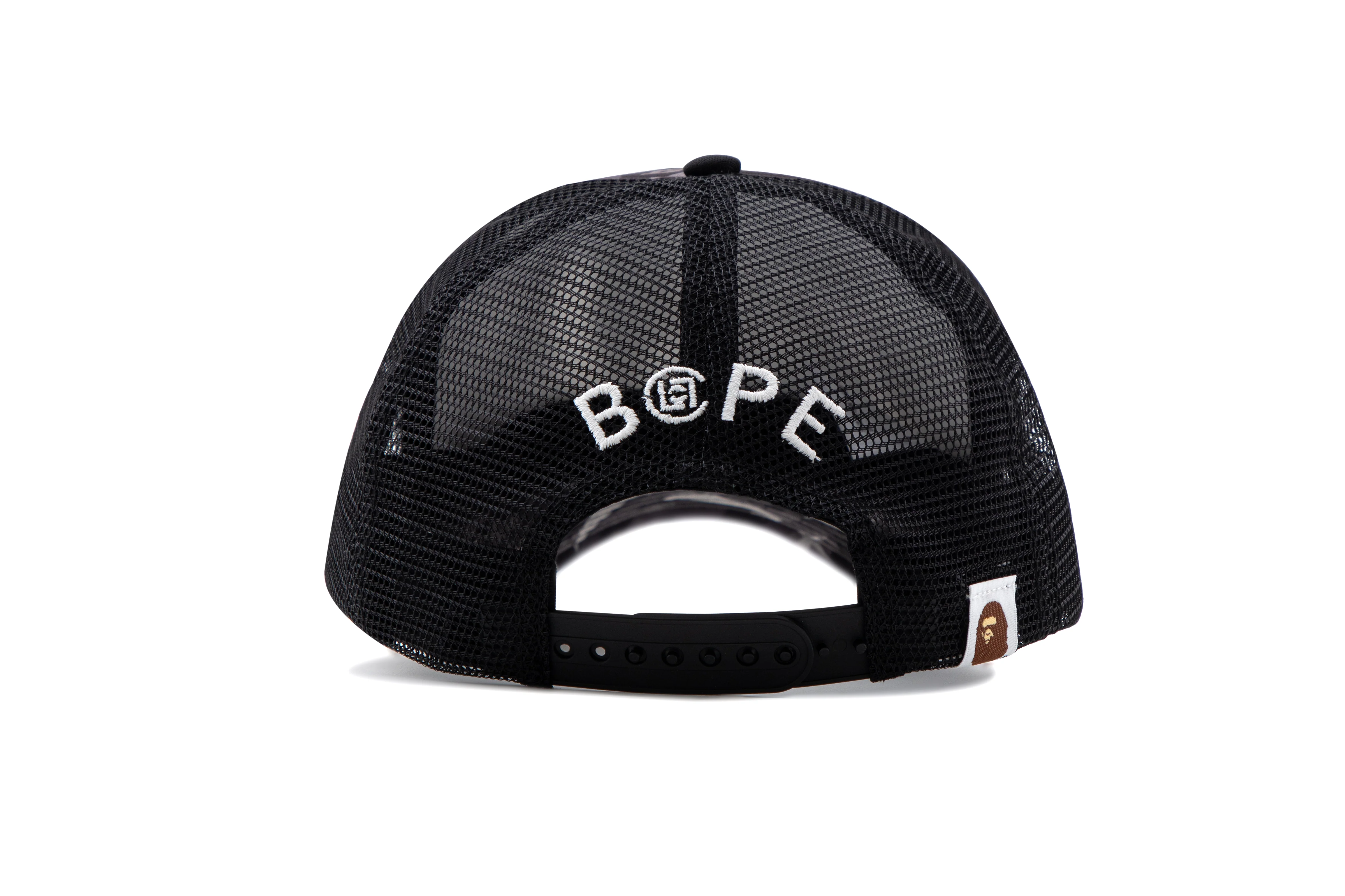 BAPE X CLOT EGRA CAMO TRUCKER CAP - Image 3