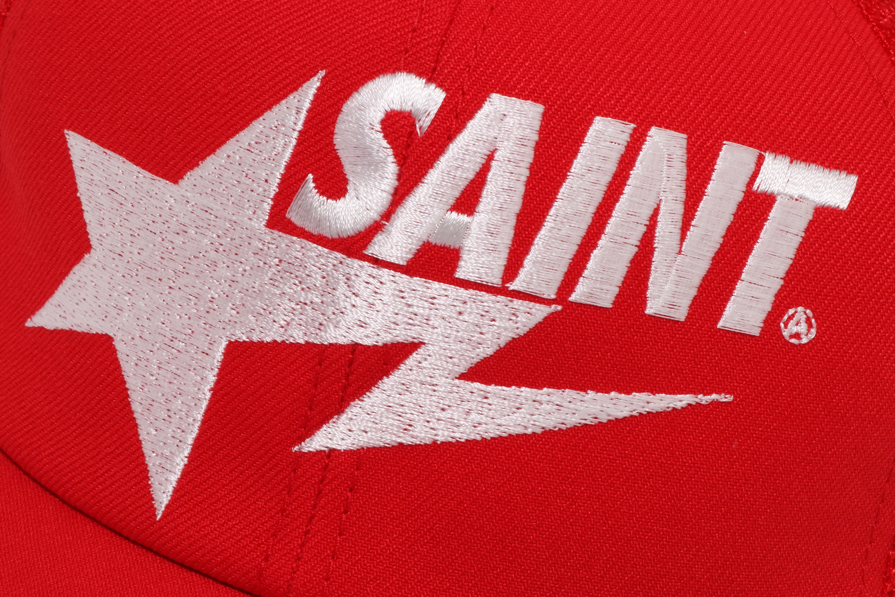BAPE X SAINT MXXXXXX SAINT STA MESH CAP RED - Image 4