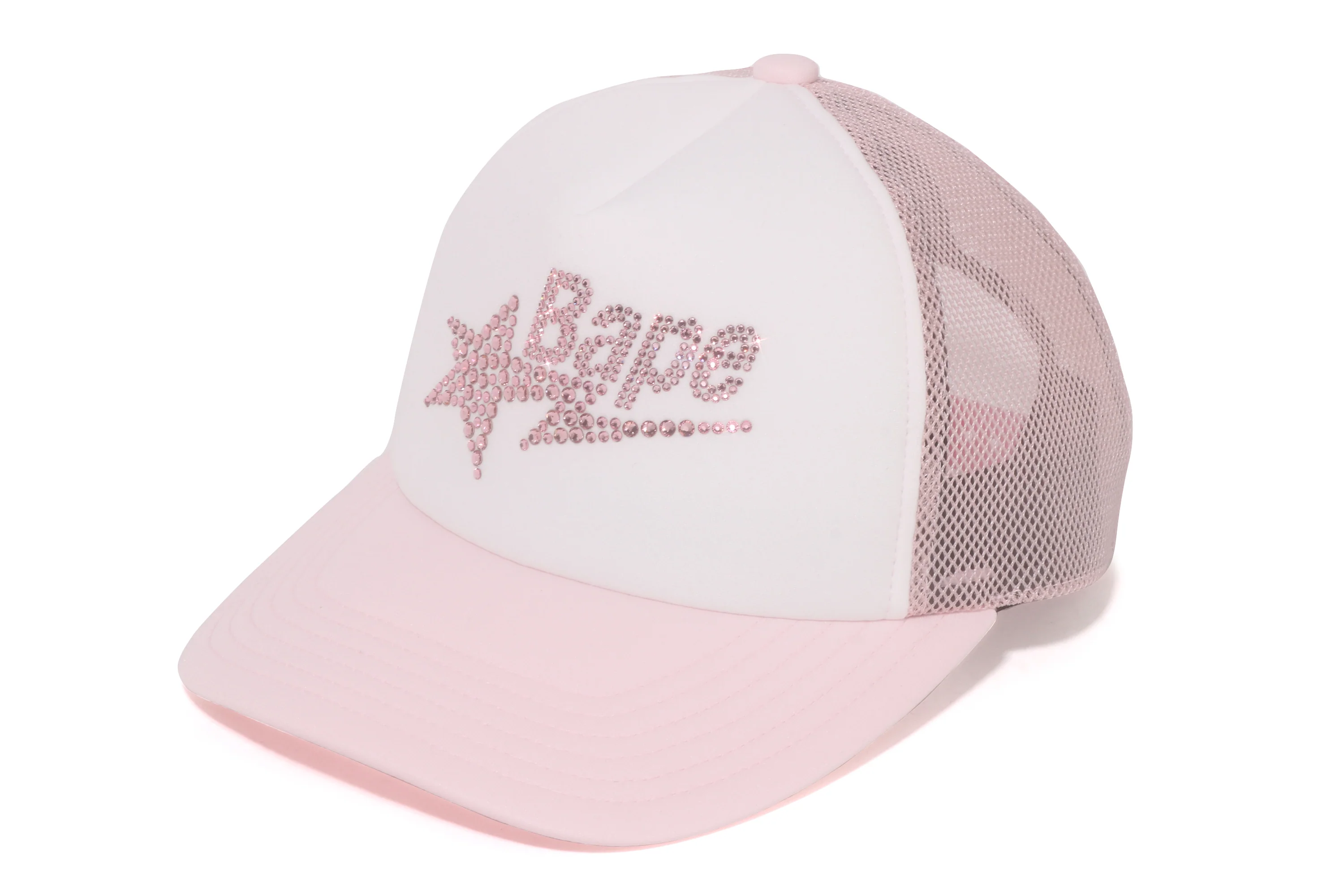 CRYSTAL STONE BAPE STA LOGO MESH CAP LADIES - Image 5