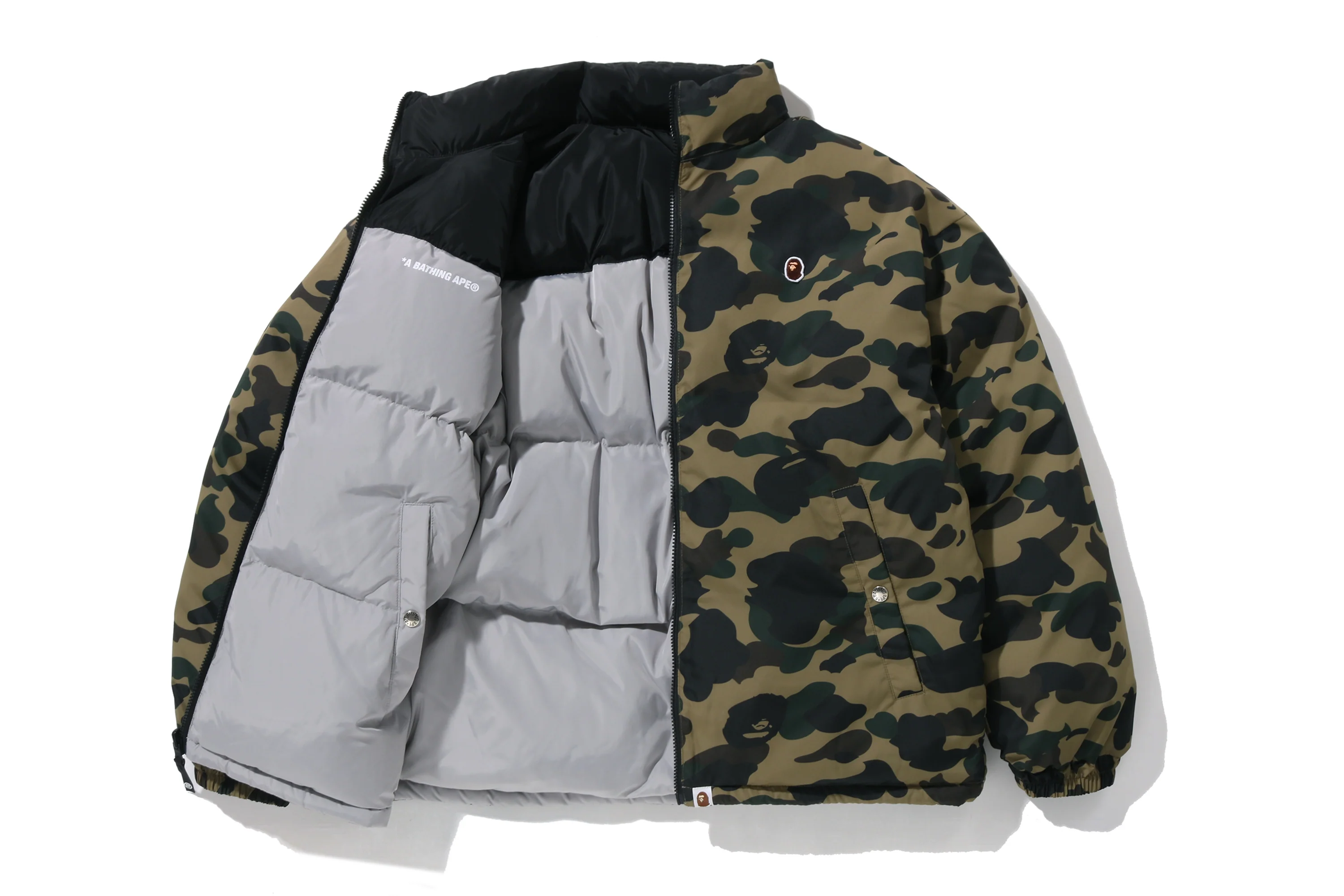 1ST CAMO REVERSIBLE DOWN JACKET - Image 3