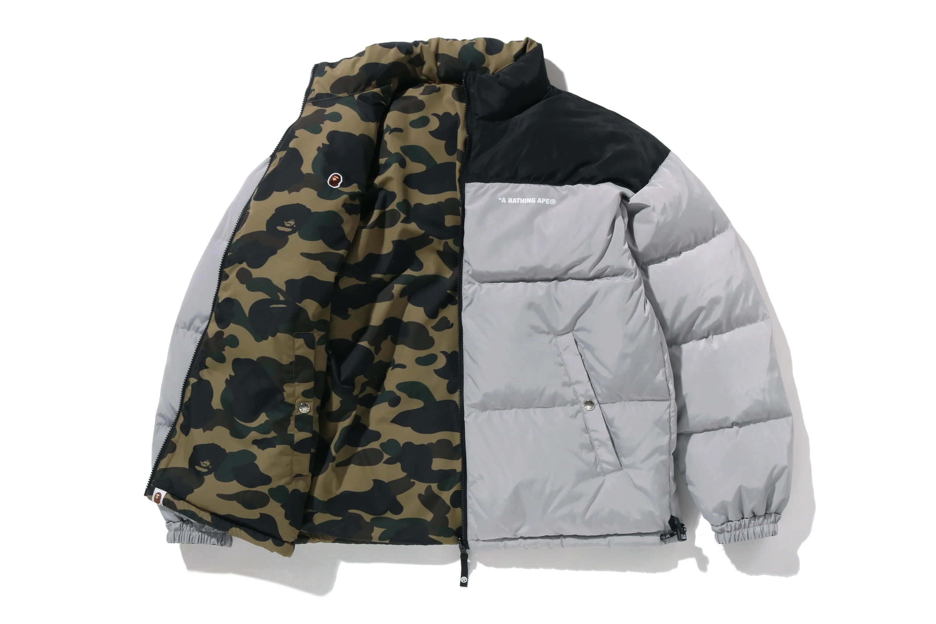 1ST CAMO REVERSIBLE DOWN JACKET - Image 7