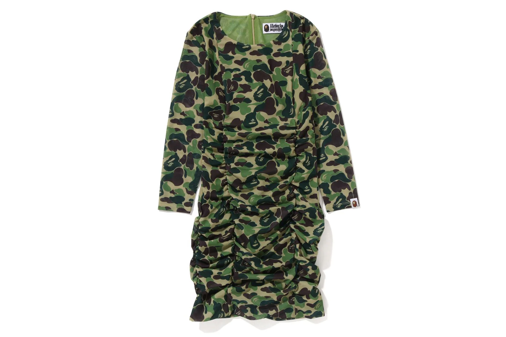 ABC CAMO MESH GATHERED ONEPIECE LADIES - Image 4