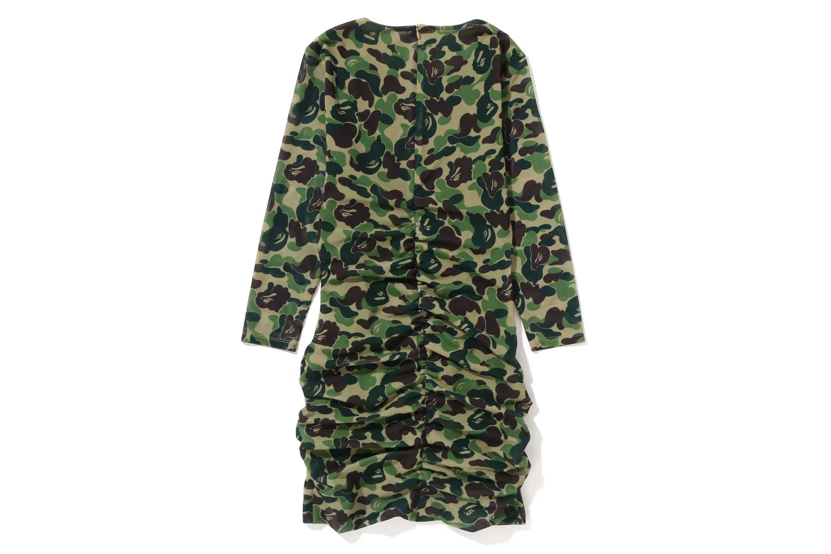ABC CAMO MESH GATHERED ONEPIECE LADIES - Image 5