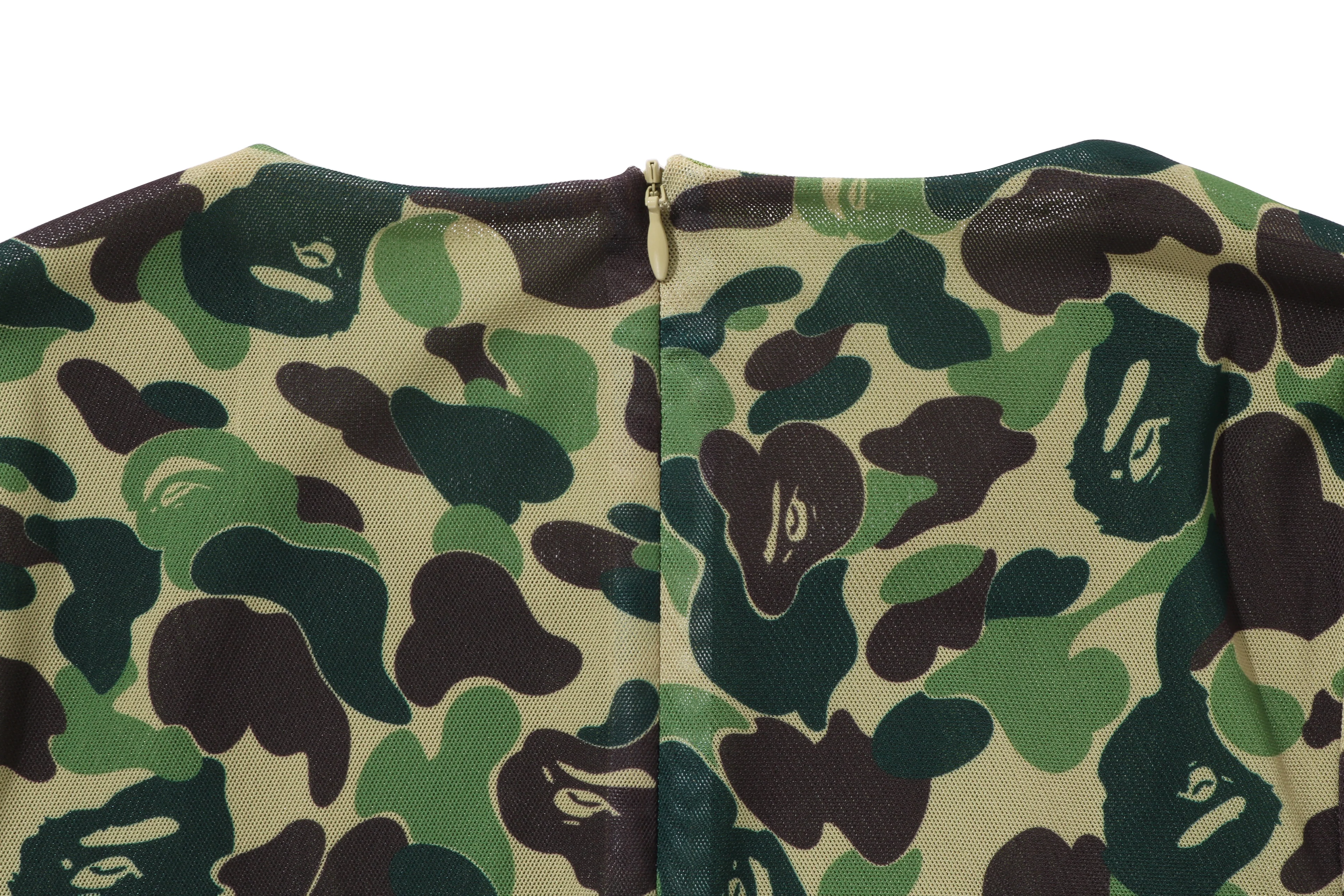 ABC CAMO MESH GATHERED ONEPIECE LADIES - Image 6