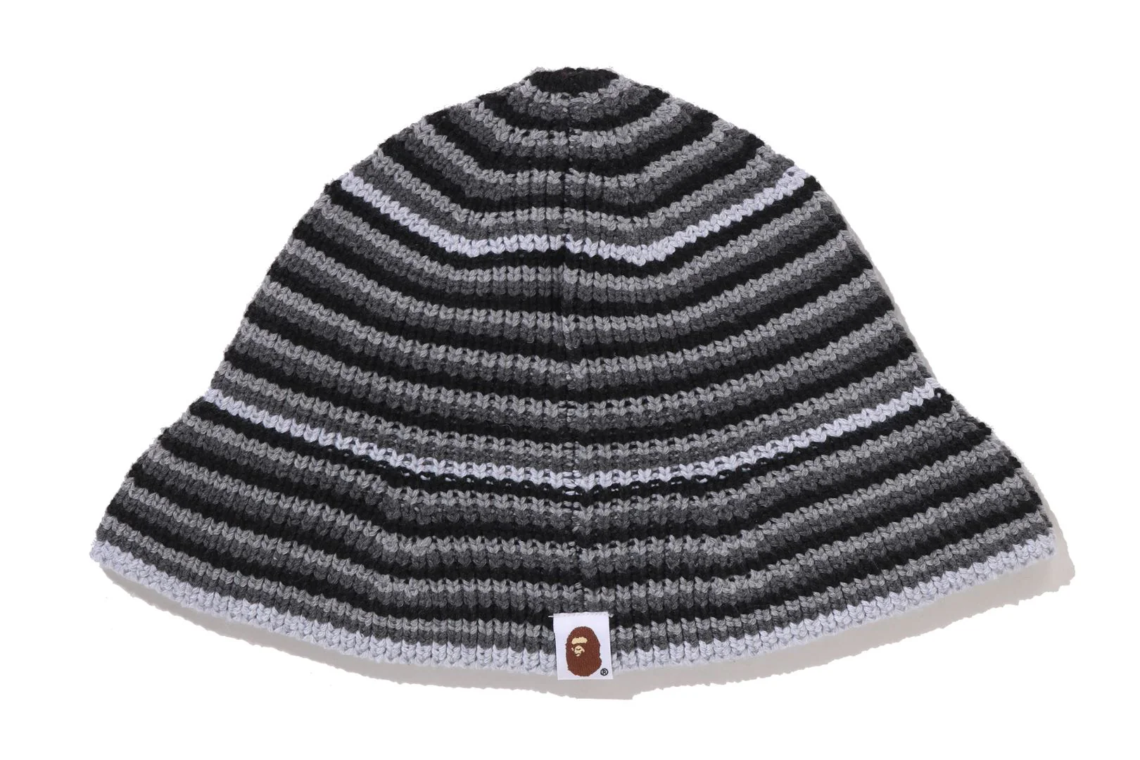 APE HEAD ONE POINT STRIPE KNIT HAT - Image 4