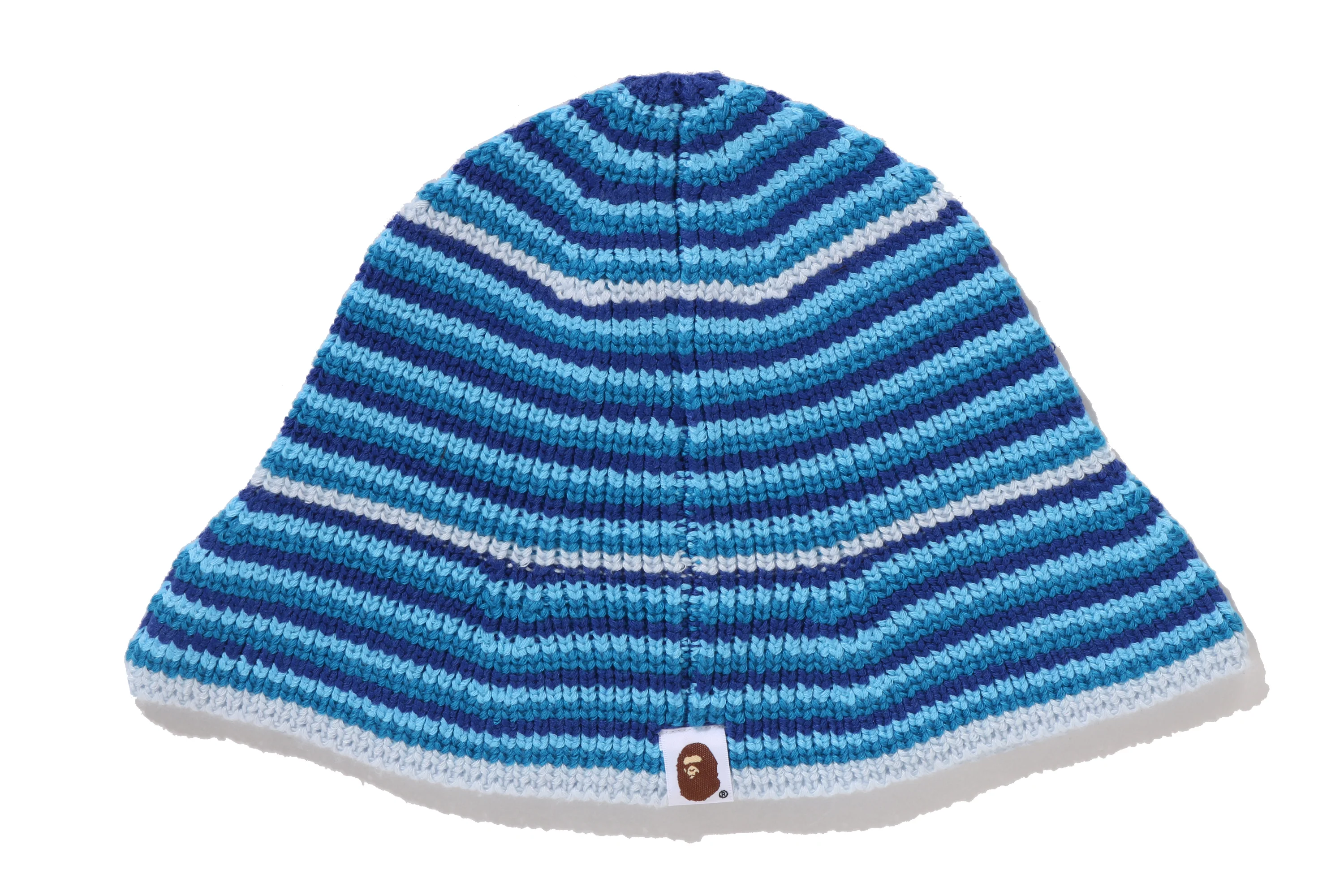 APE HEAD ONE POINT STRIPE KNIT HAT - Image 6