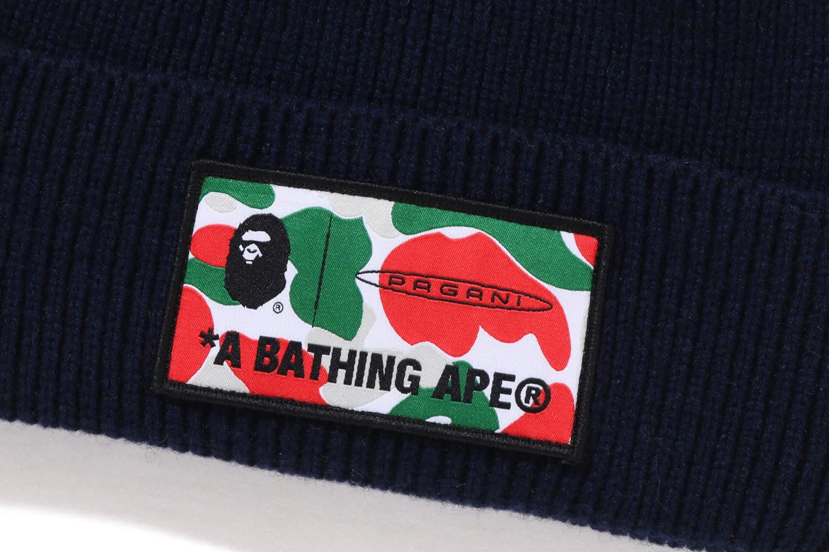 BAPE X PAGANI LOGO BEANIE - Image 6