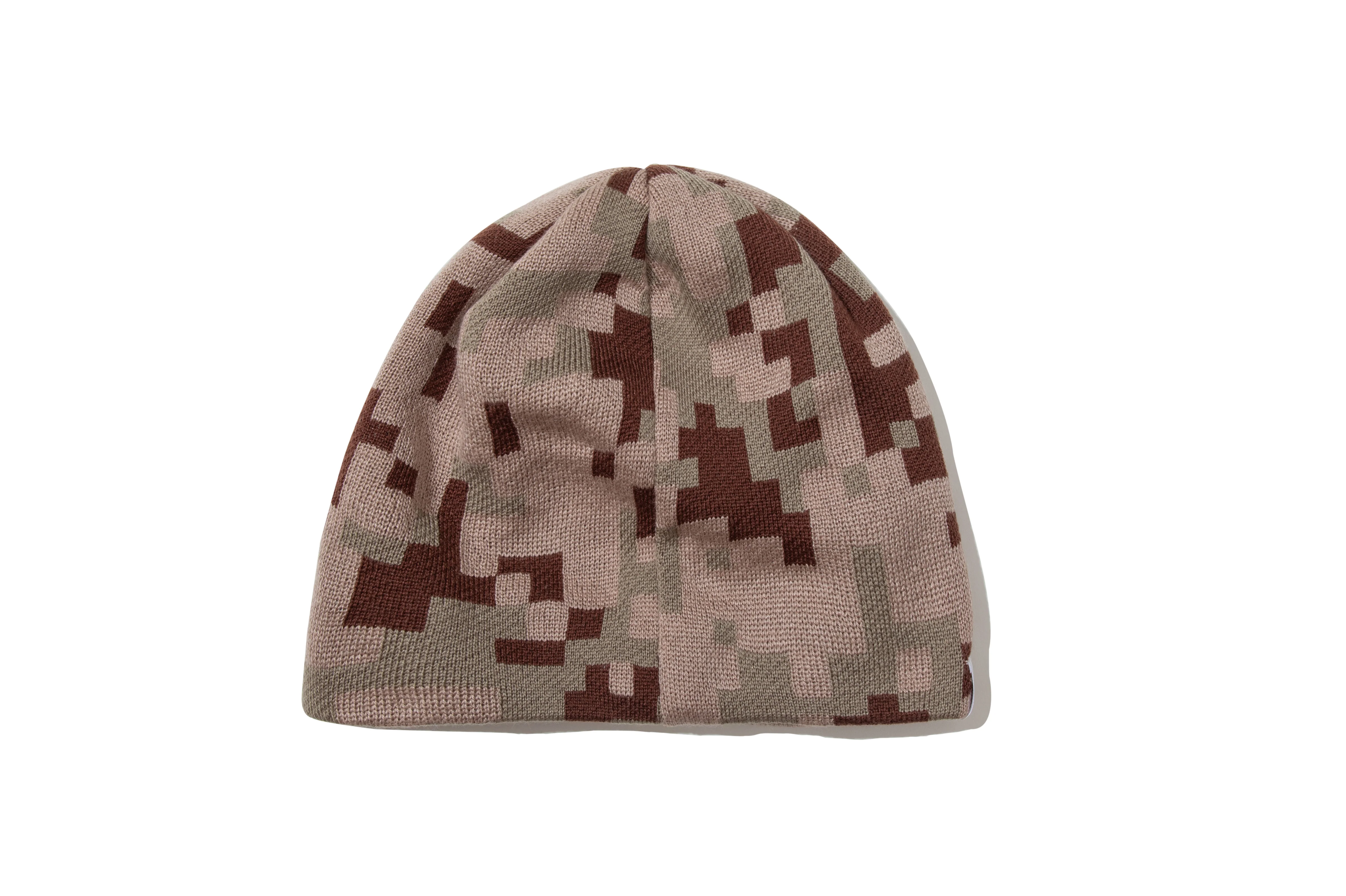 BAPE BY KAZUKI KURAISHI PIXELATE CAMO BEANIE - Image 2