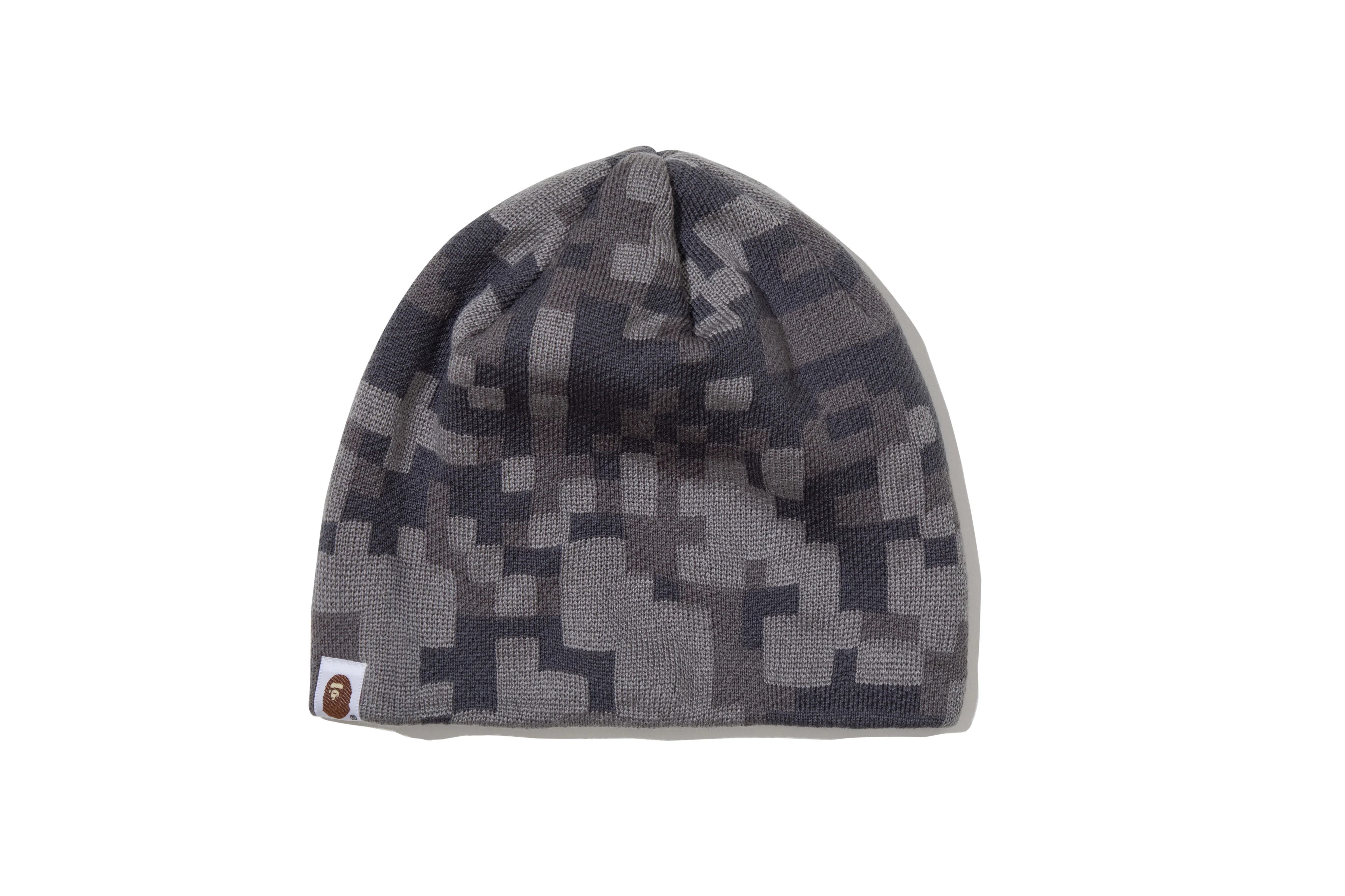 BAPE BY KAZUKI KURAISHI PIXELATE CAMO BEANIE - Image 4