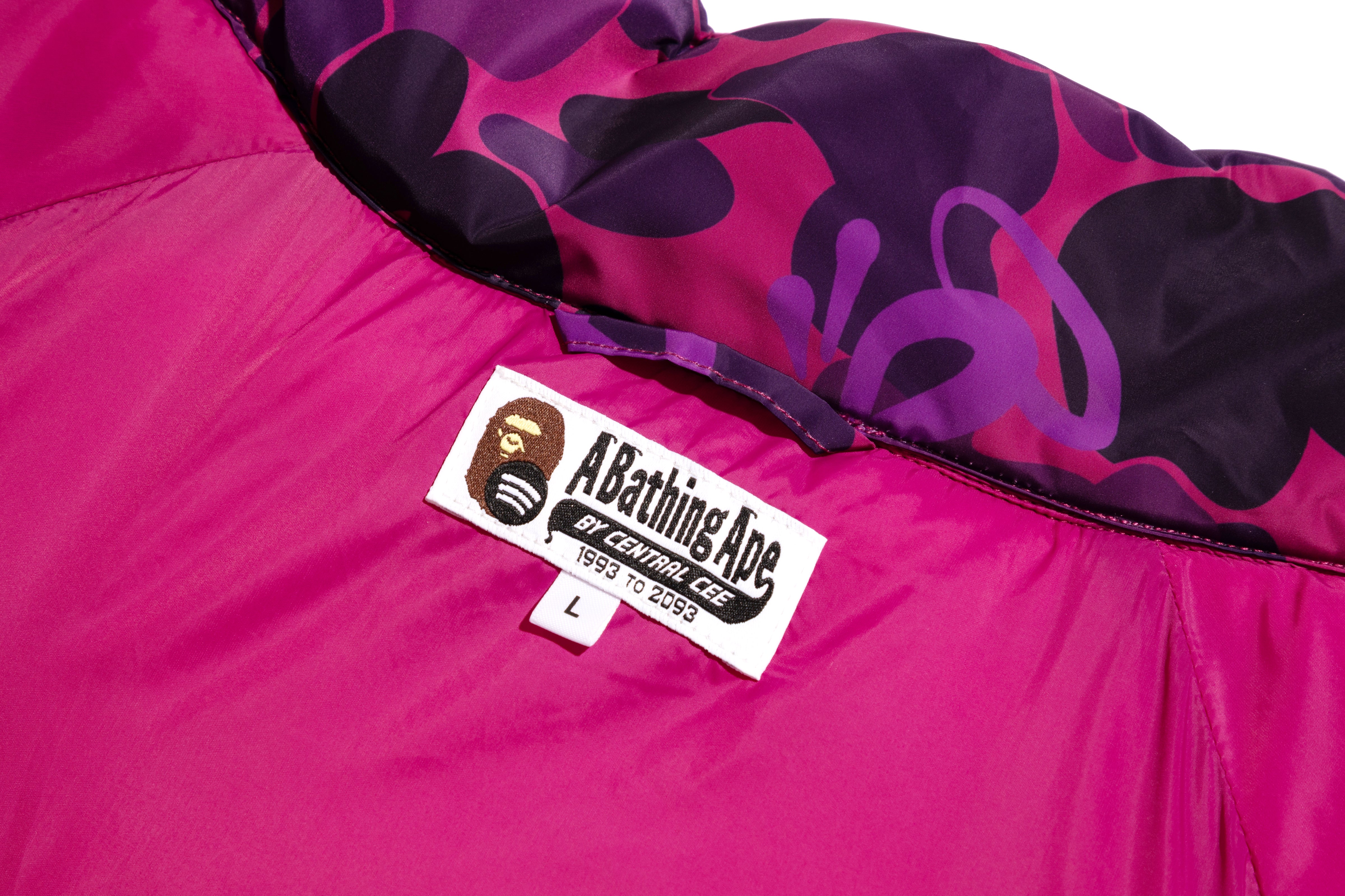 BAPE X SPOTIFY BY CENTRAL CEE CAMO PUFFER JACKET - Image 4
