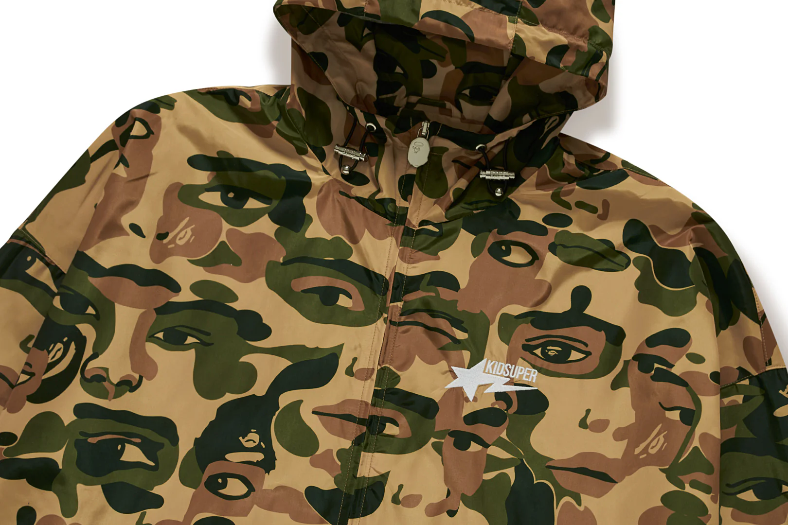 BAPE X KIDSUPER CAMO LIGHTWEIGHT JACKET - Image 3