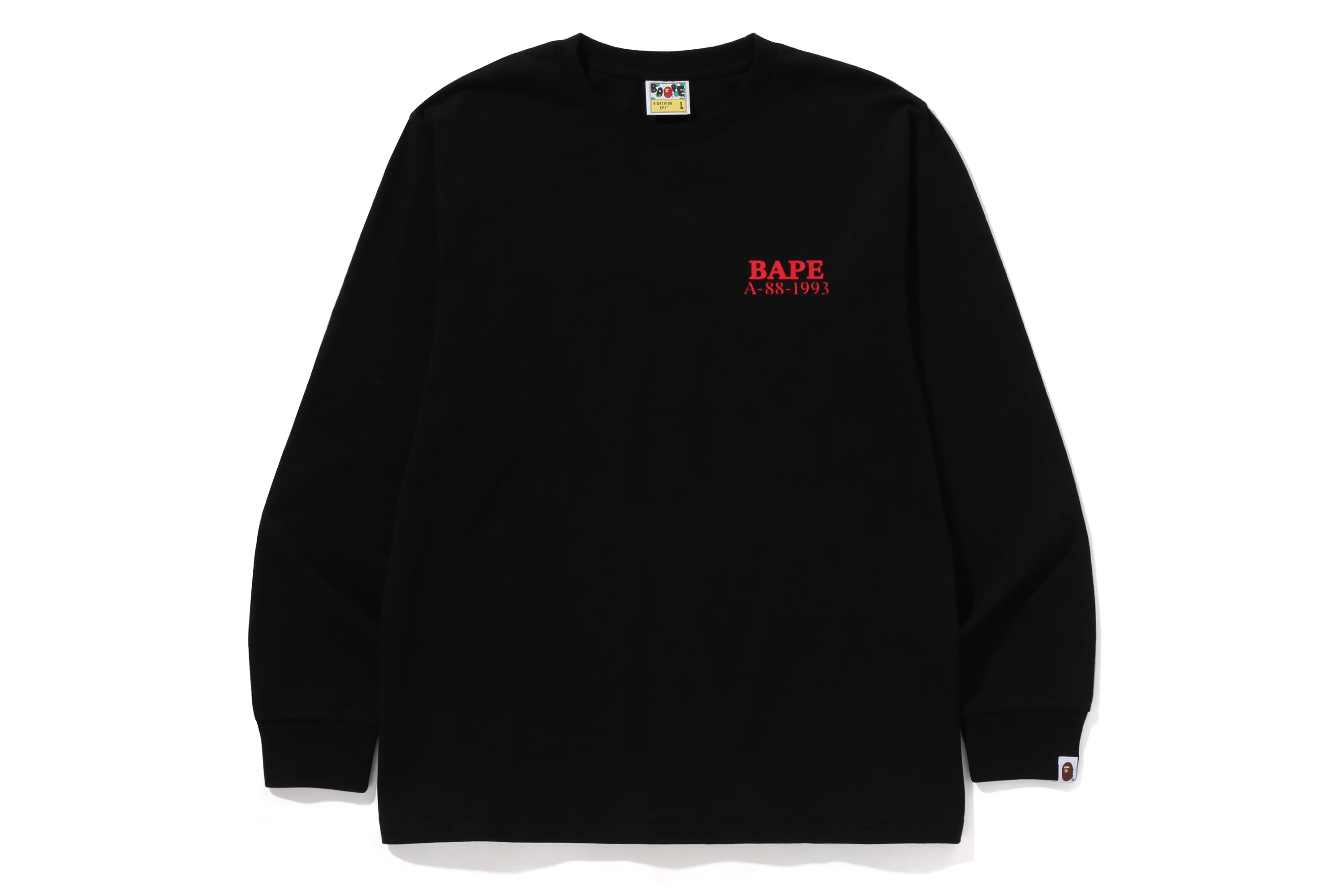 MOON APE HEAD OLD PHOTO L/S TEE
