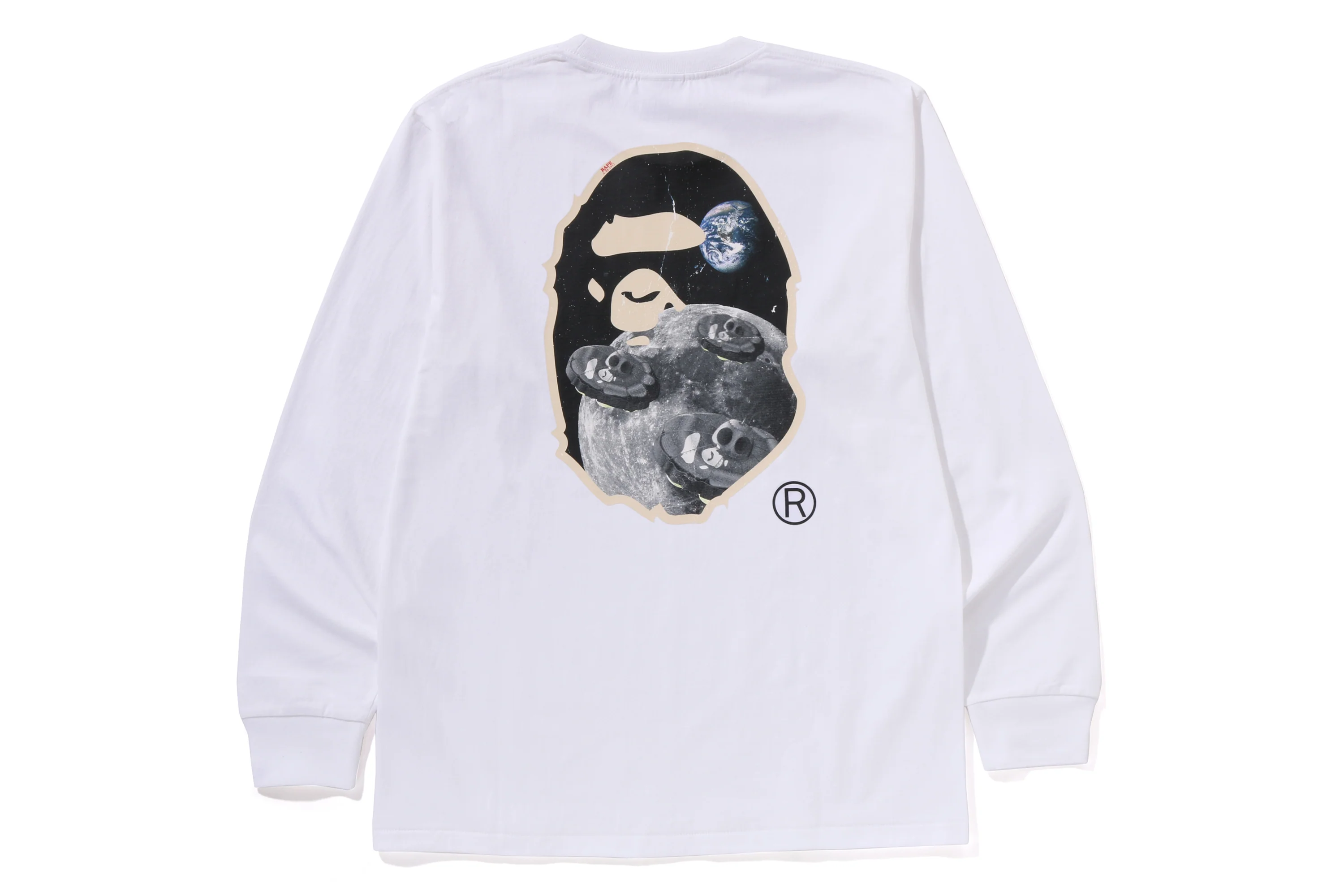 MOON APE HEAD OLD PHOTO L/S TEE - Image 6