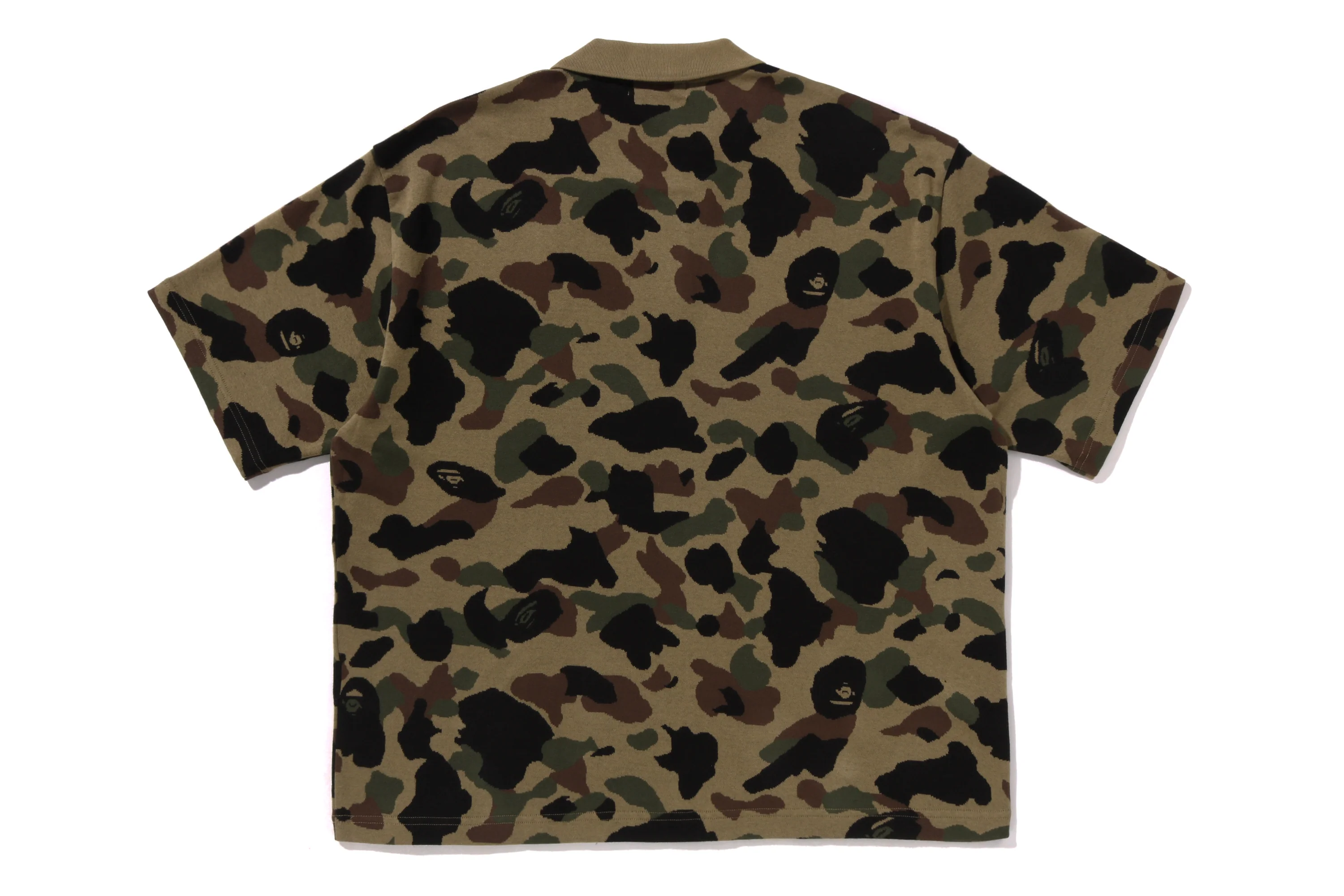 1ST CAMO JACQUARD LOGO RELAXED FIT POLO SHIRT - Image 2
