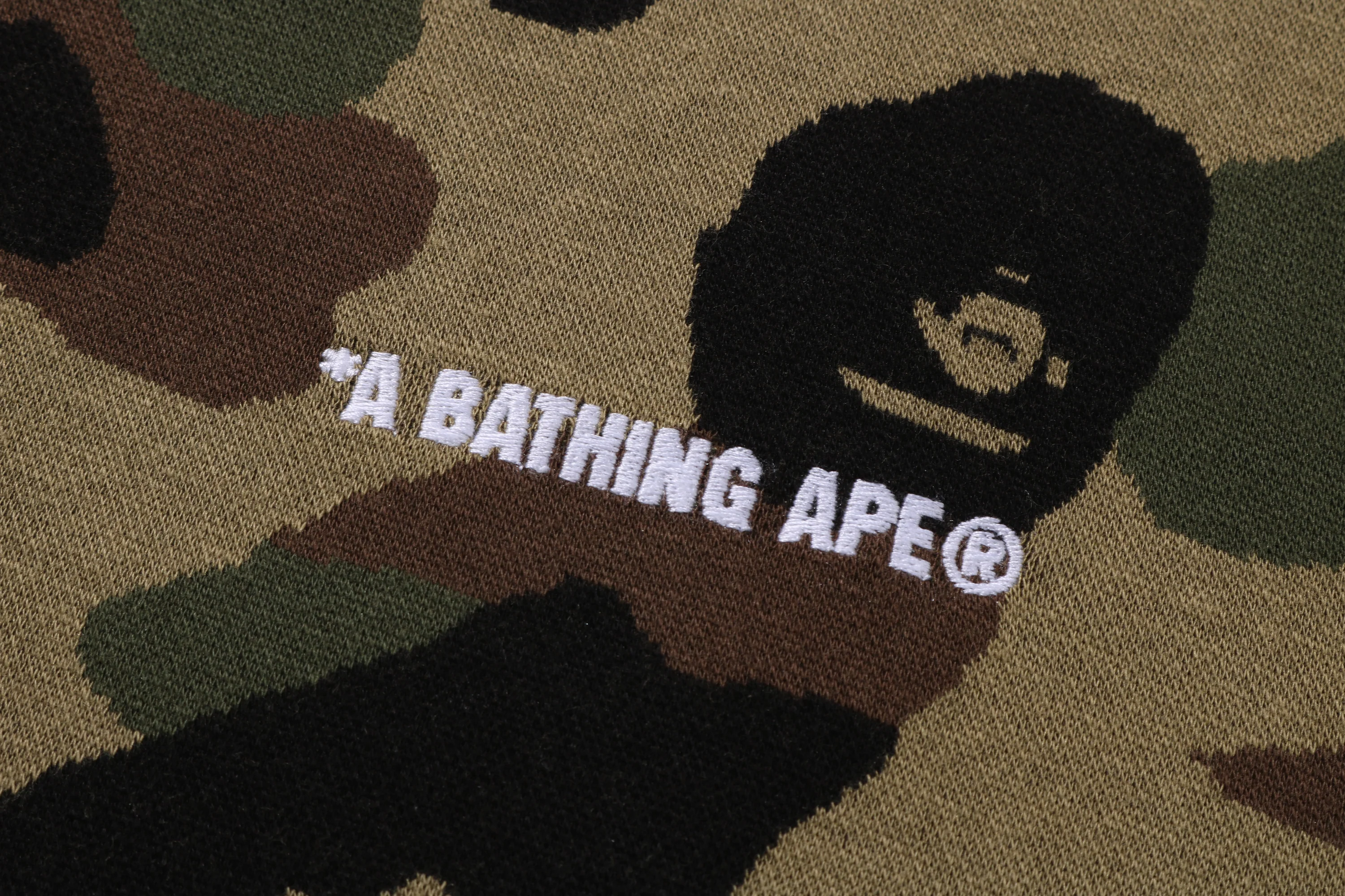 1ST CAMO JACQUARD LOGO RELAXED FIT POLO SHIRT - Image 3