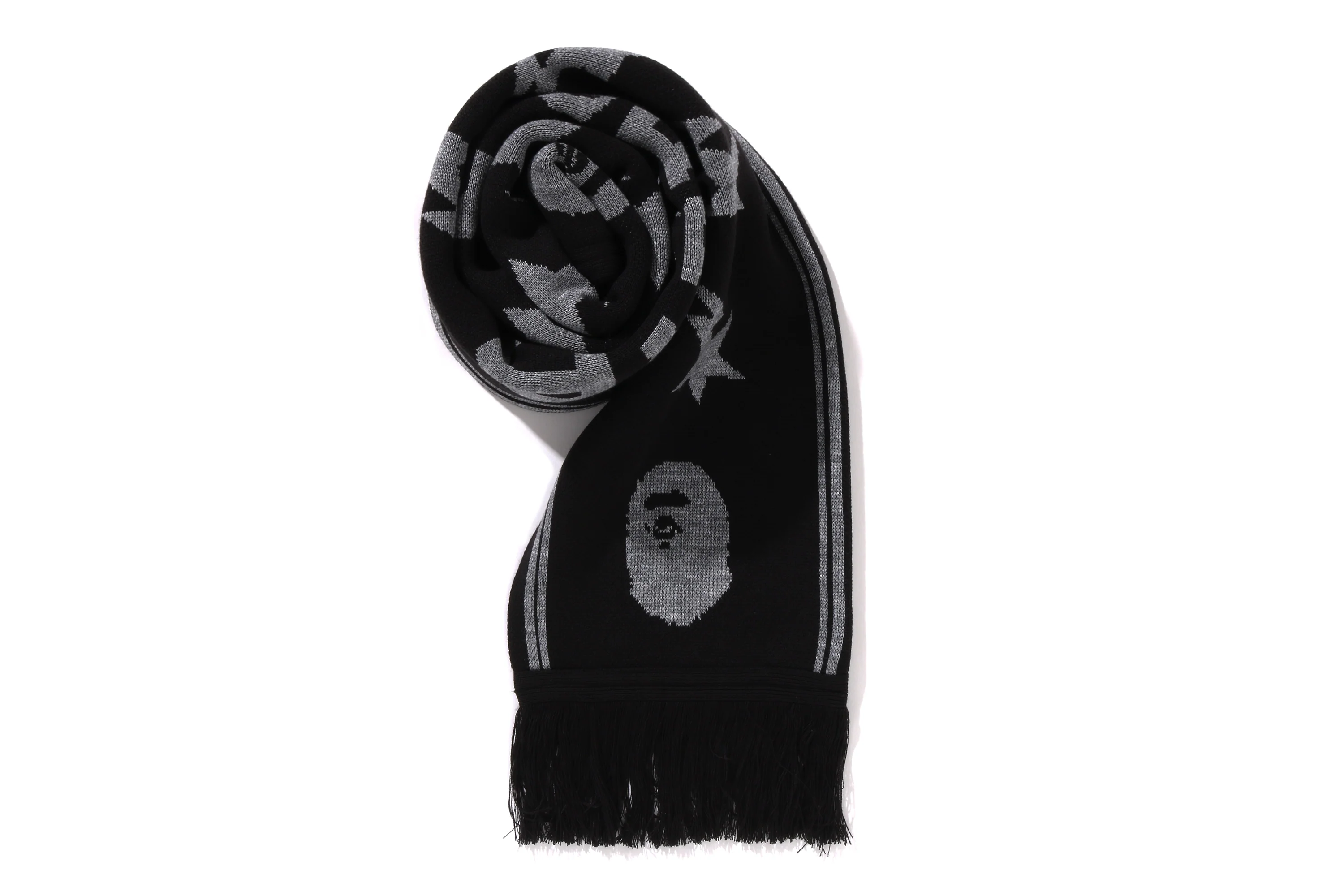 JACQUARD BAPE LOGO LONG SCARF - Image 3