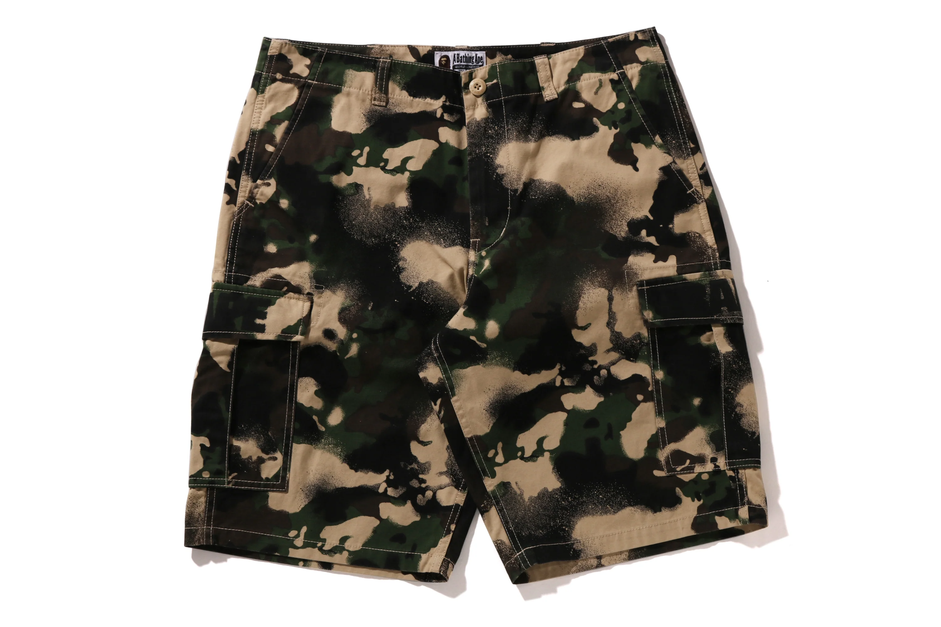 MAP CAMO REGULAR FIT CARGO SHORTS