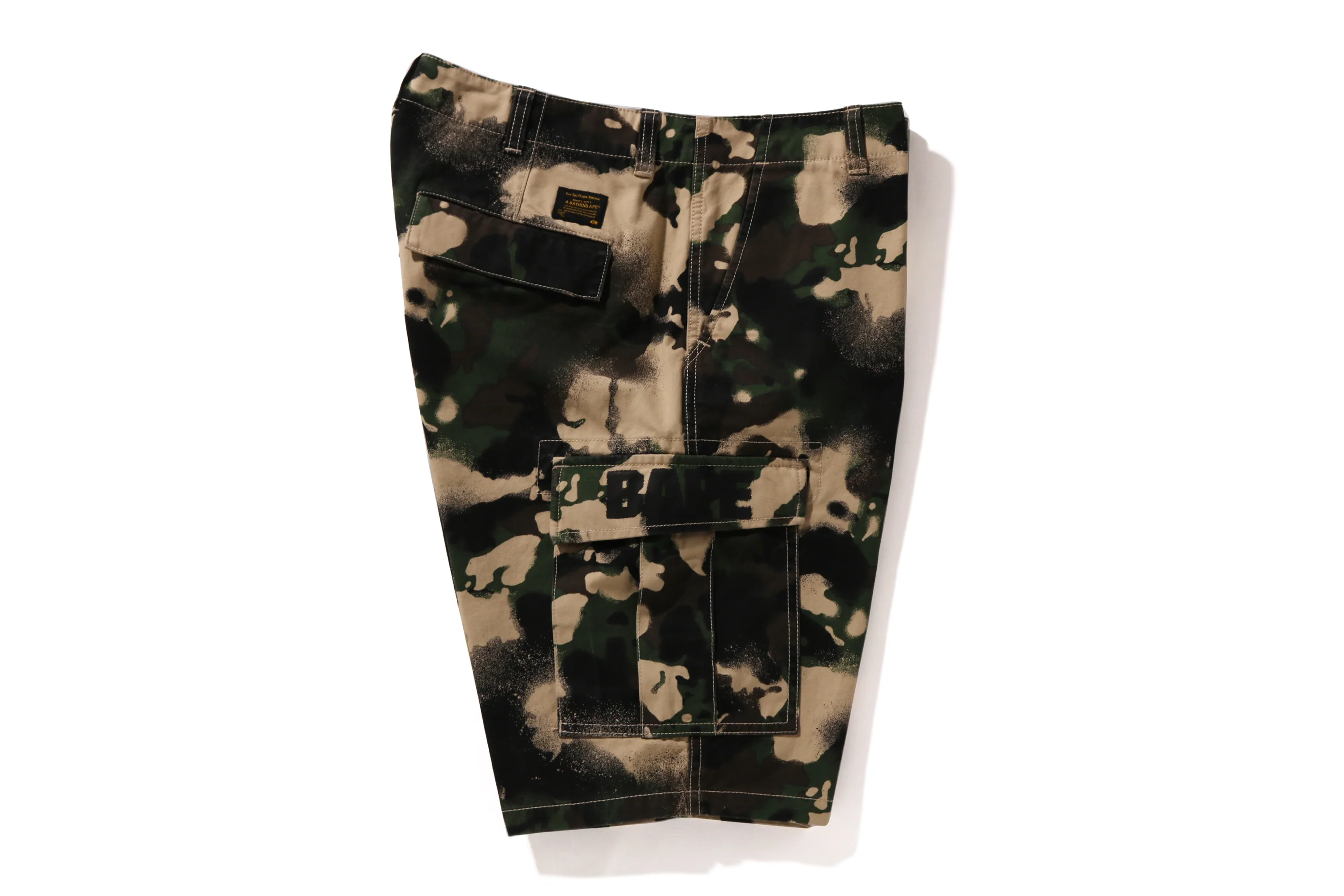 MAP CAMO REGULAR FIT CARGO SHORTS - Image 3