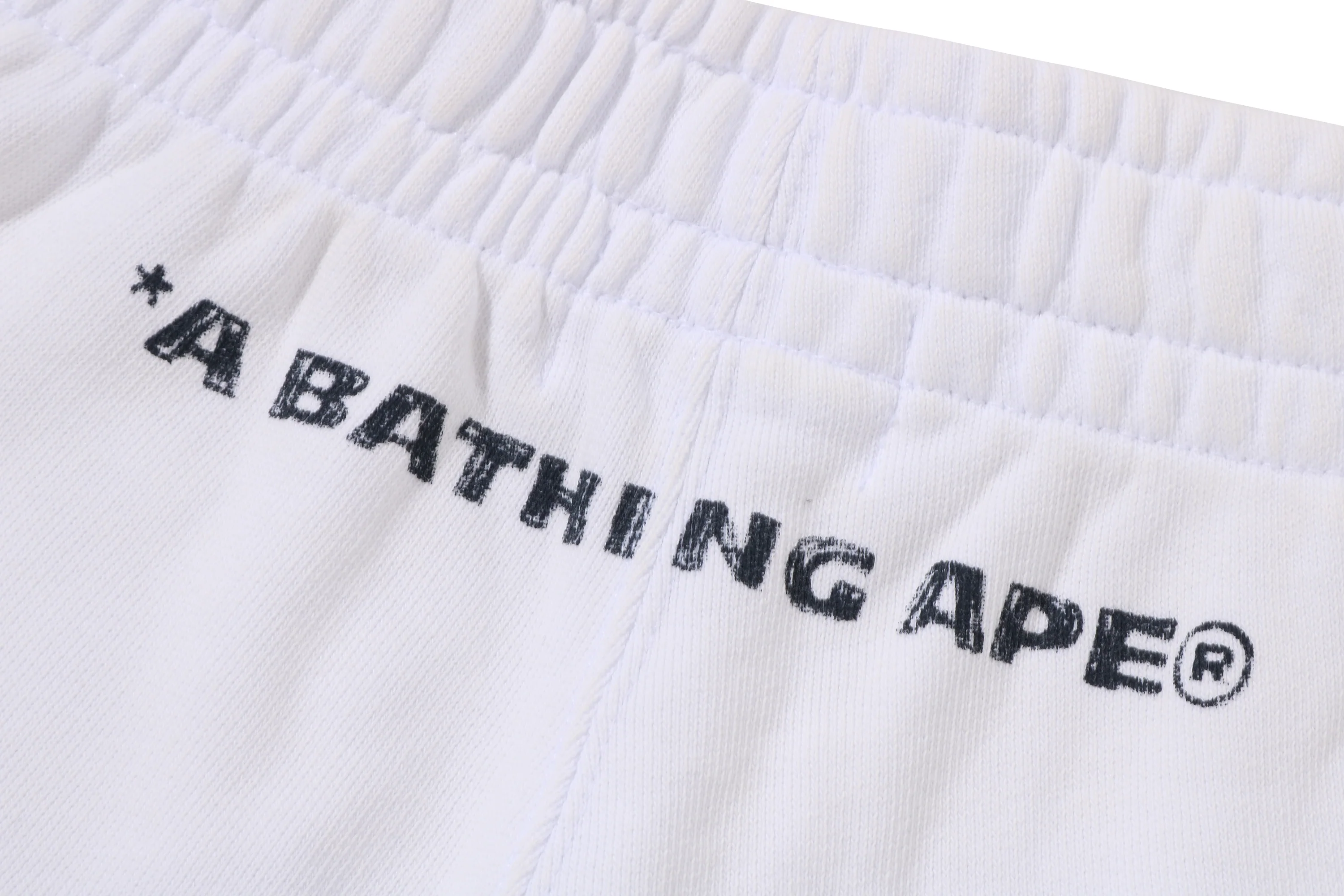 HEAVY WASH HAND DRAW FOOTBALL LOGO RELAXED FIT SWEAT SHORTS - Image 11