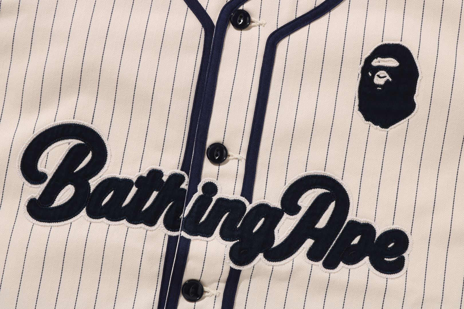 A BATHING APE BASEBALL SHIRT MENS - Image 6