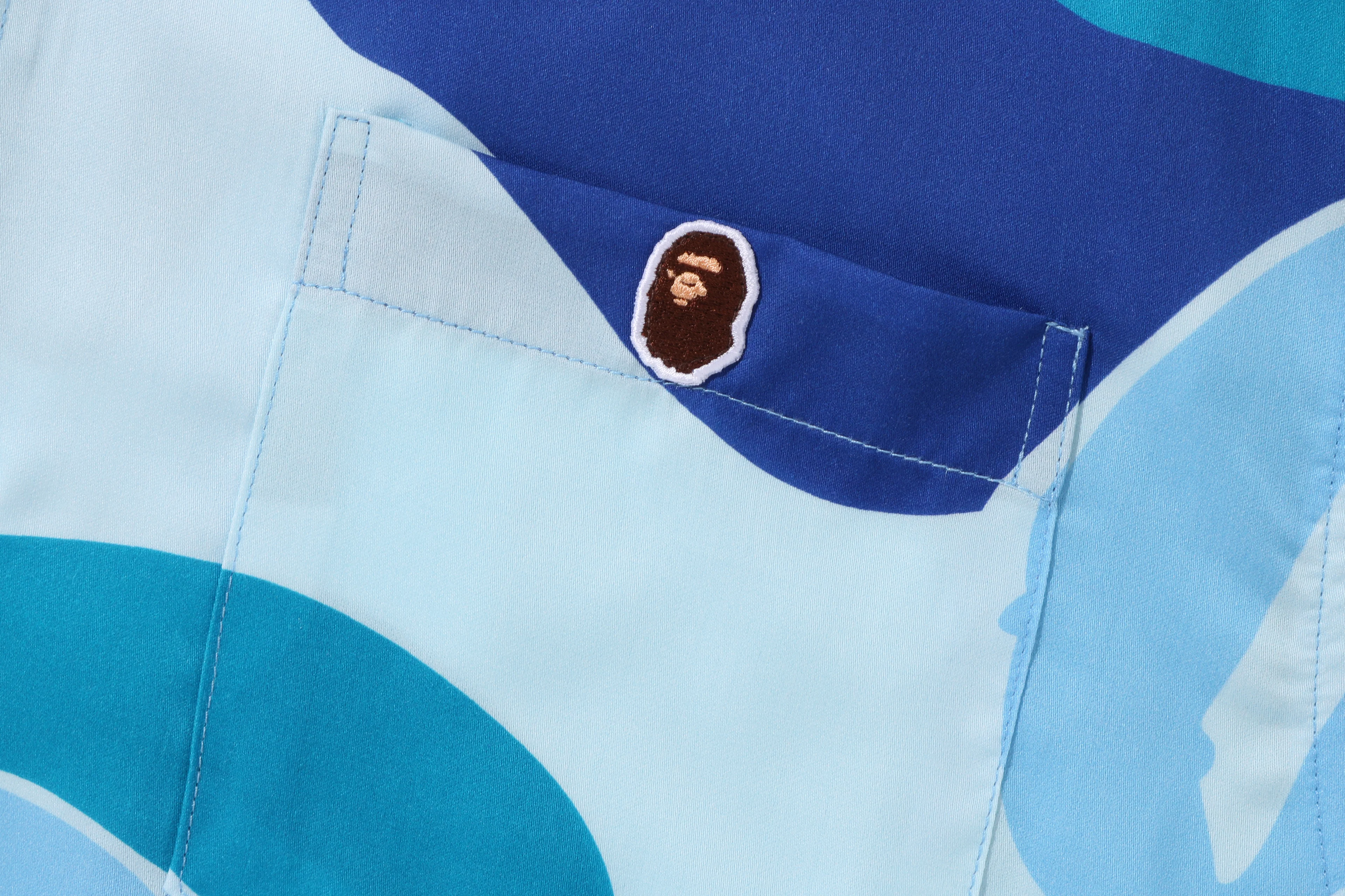 BAPE ABC CAMO OPEN COLLAR SHIRT MENS - Image 4