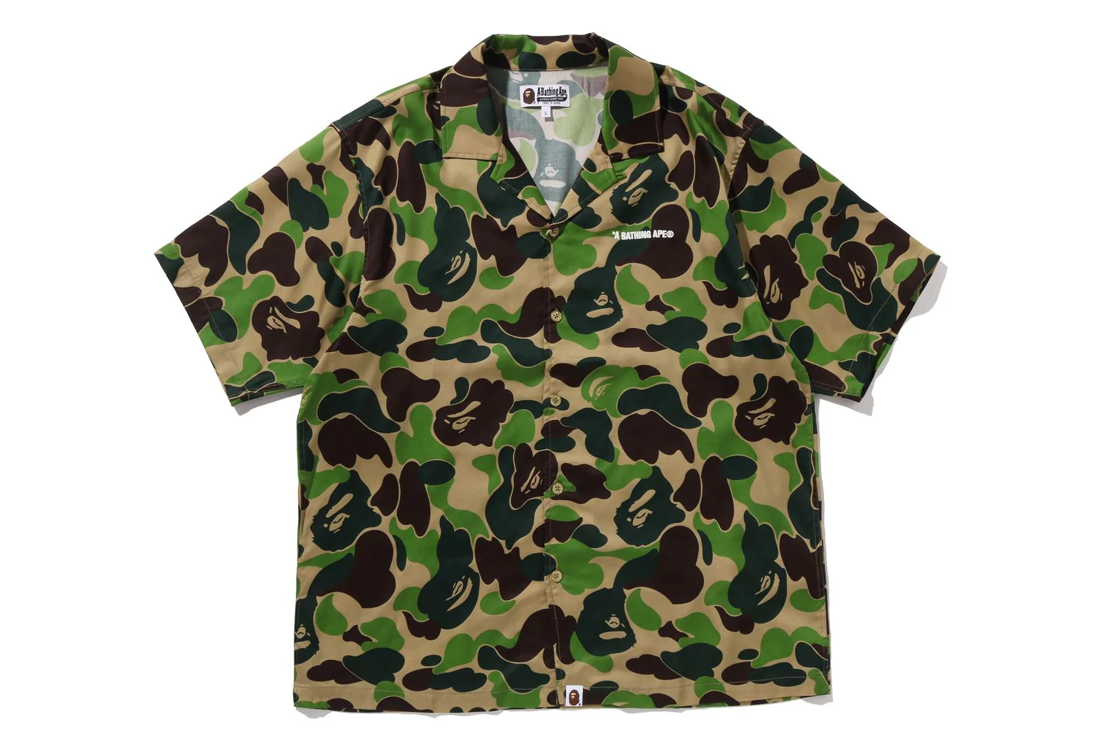 ABC CAMO OPEN COLLAR SS SHIRT - Image 2