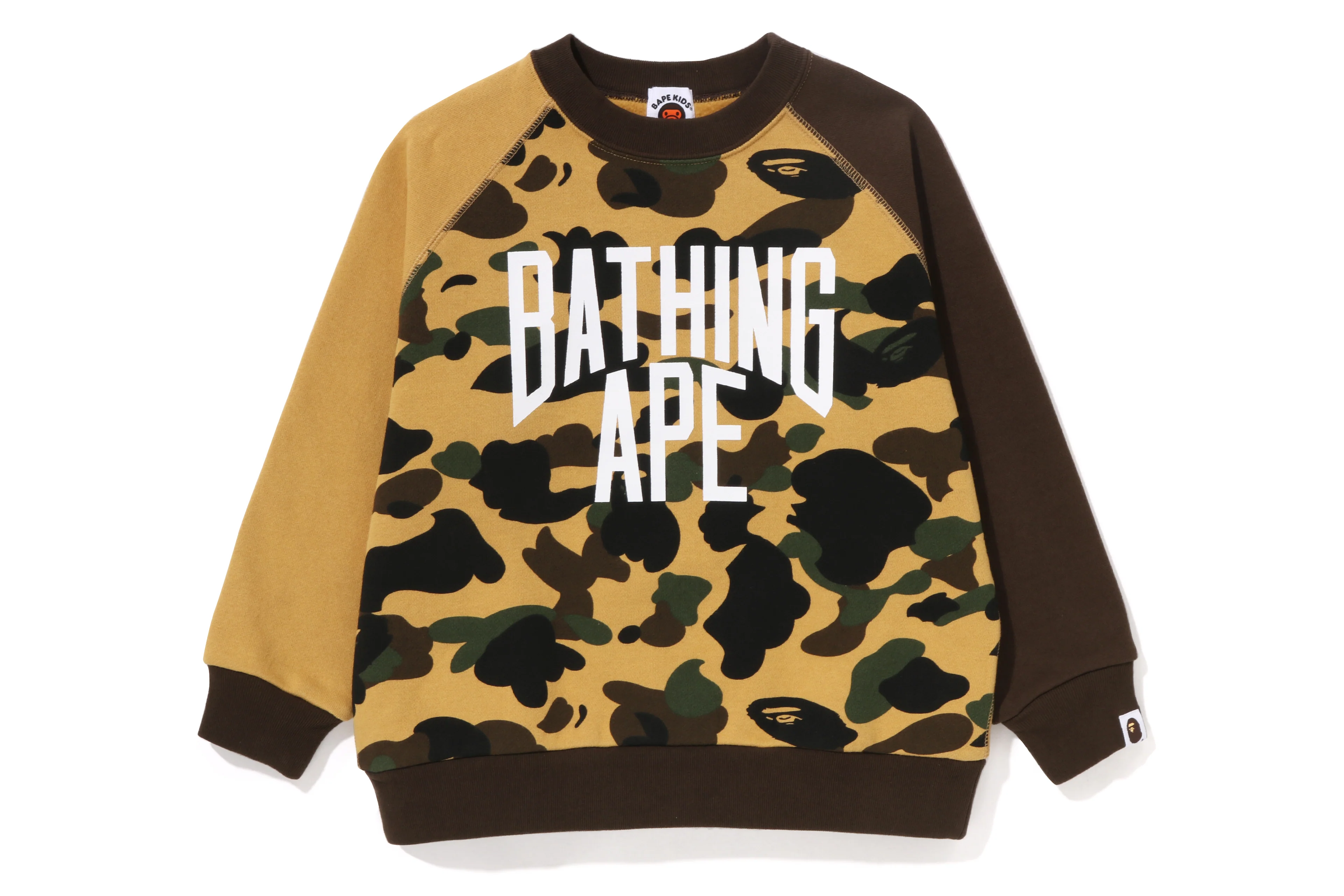 1ST CAMO BATHING APE LOOSE FIT CREWNECK KIDS - Image 4