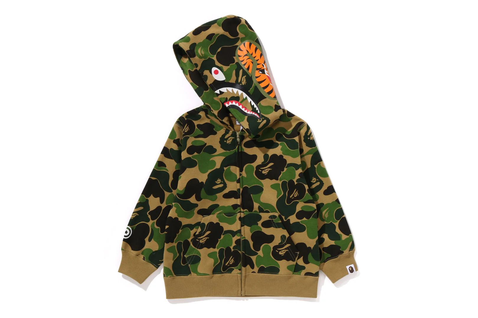ABC CAMO SHARK ZIP HOODIE KIDS - Image 5