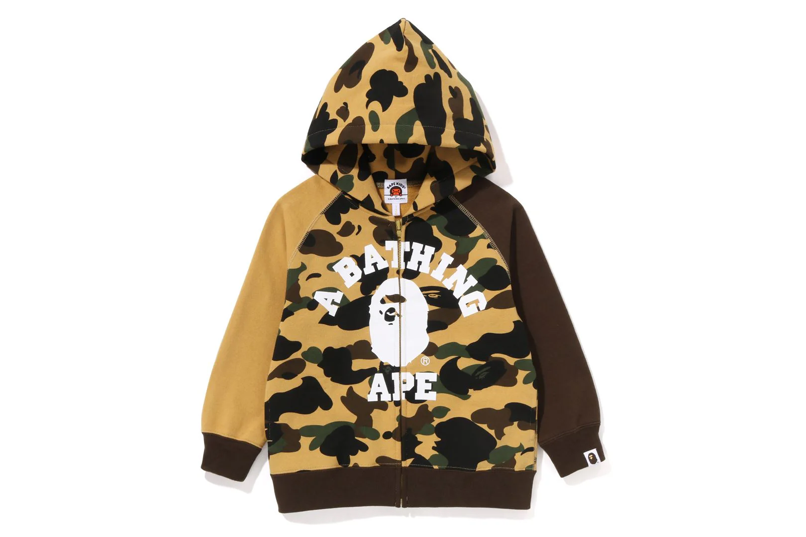 1ST CAMO CRAZY COLLEGE ZIP HOODIE KIDS - Image 4