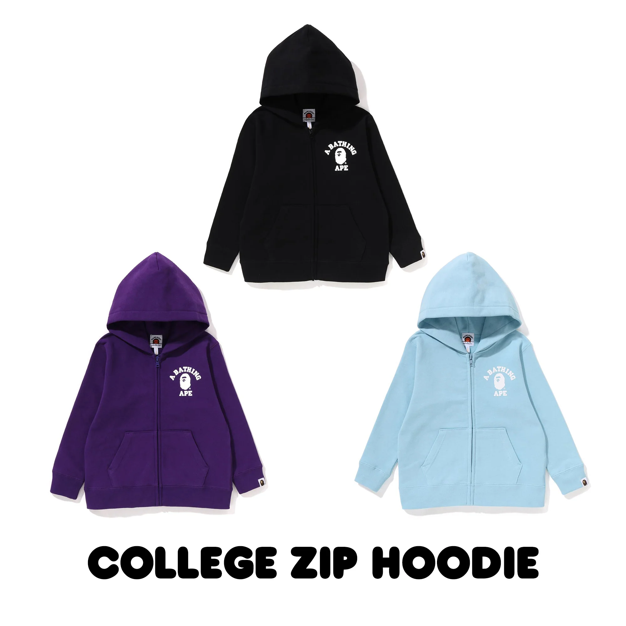 COLLEGE ZIP HOODIE KIDS - Image 7