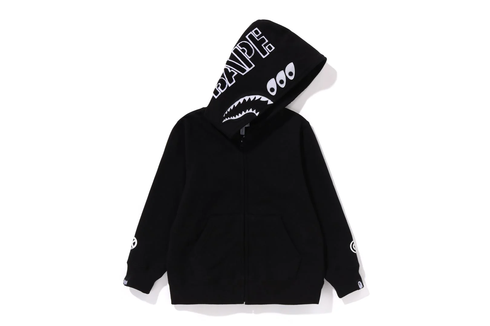 BAPE X BOUNTY HUNTER - MAD SHARK FULL ZIP HOODIE KIDS - Image 2