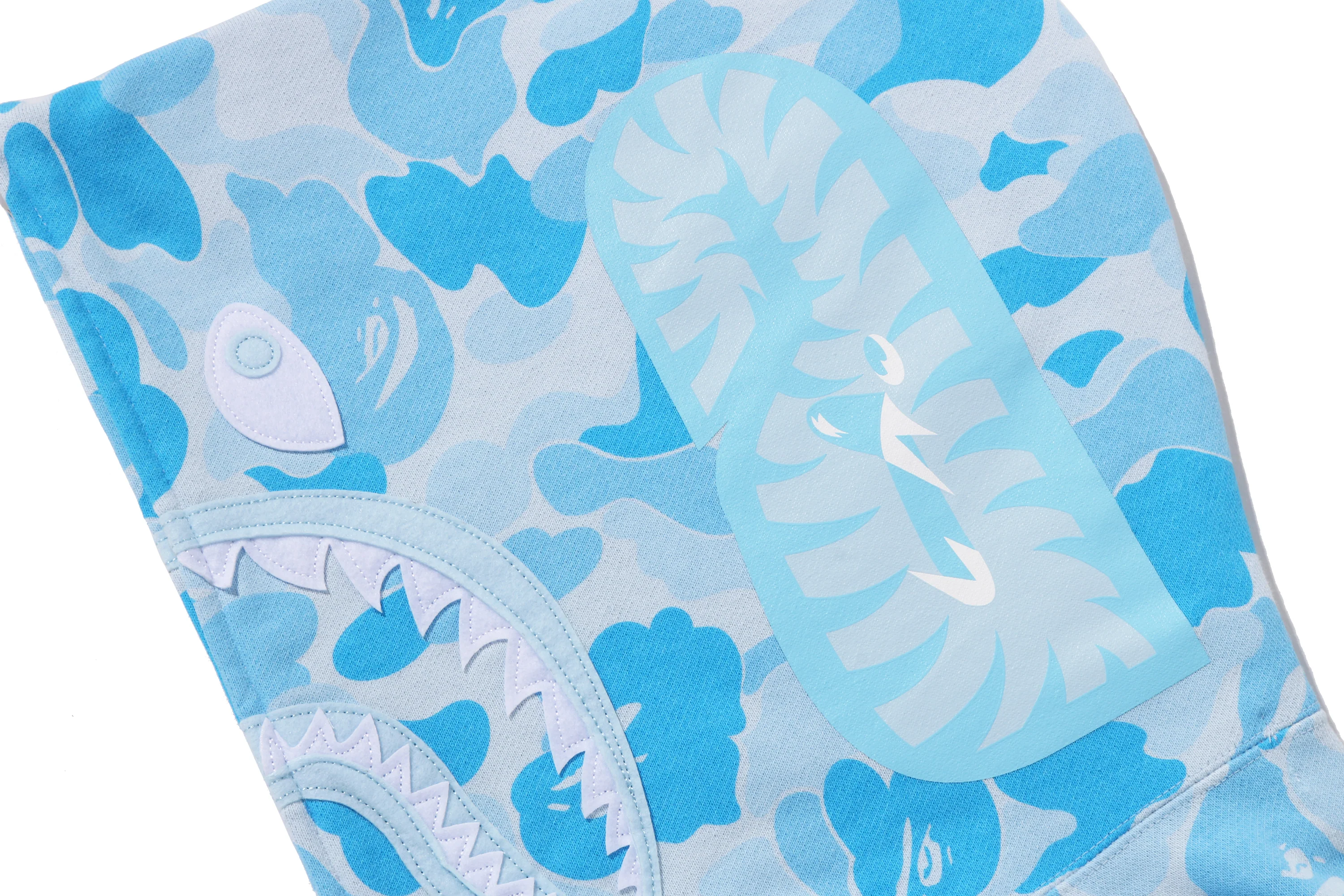 ICY BAPE ABC CAMO SHARK FULL ZIP HOODIE - Image 5