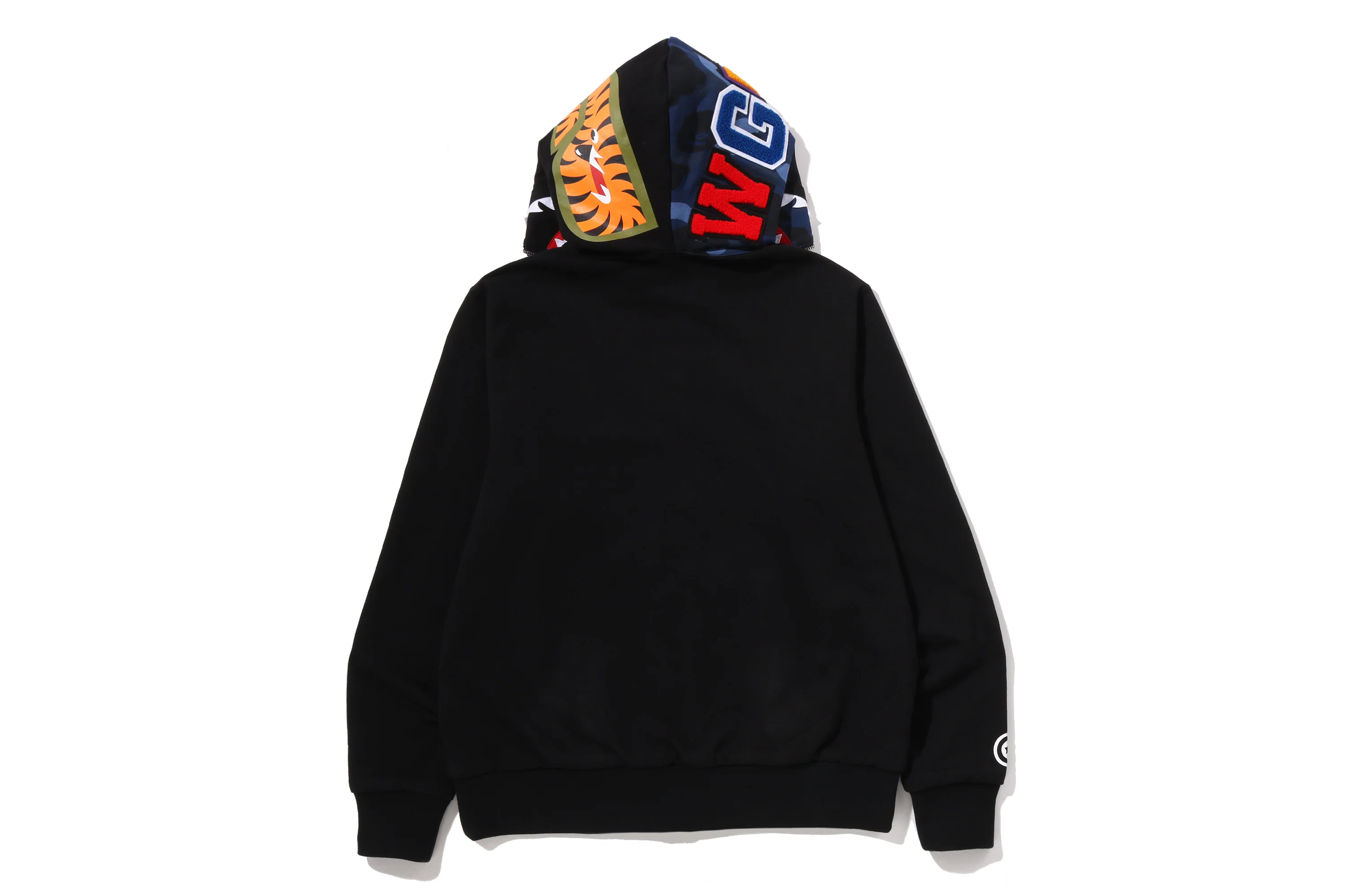 COLOR CAMO REVERSIBLE SHARK FULL ZIP HOODIE - Image 10