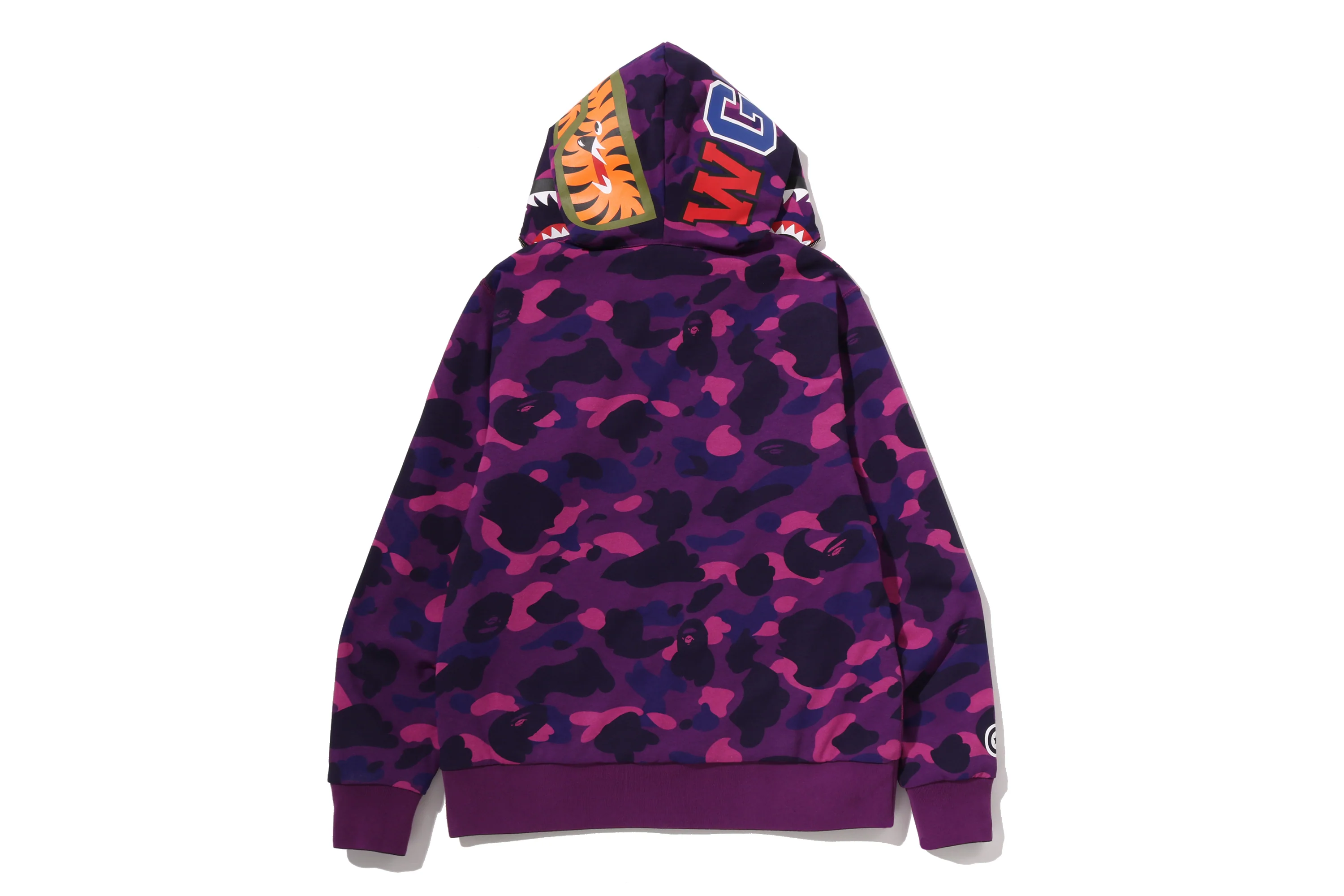 COLOR CAMO REVERSIBLE SHARK FULL ZIP HOODIE - Image 21