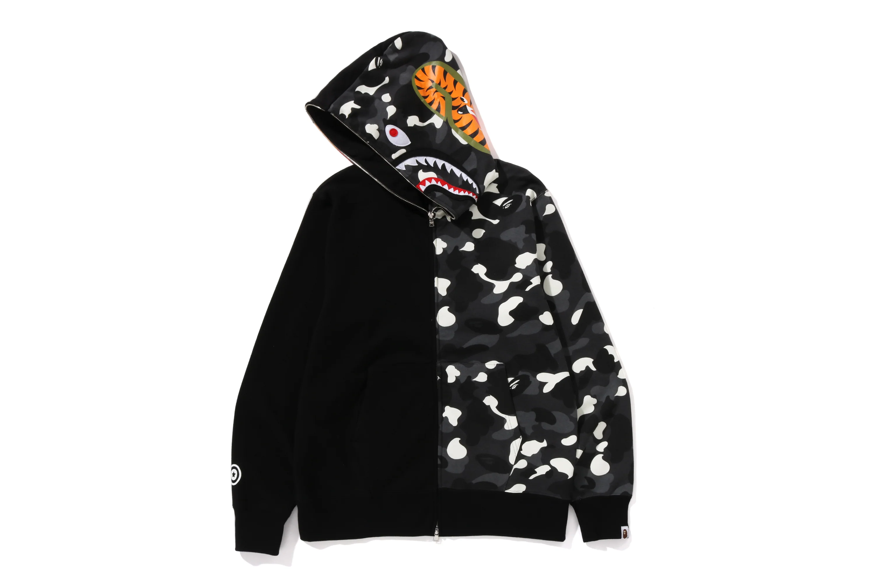 CITY CAMO TIGER SHARK FULL ZIP HOODIE - Image 3