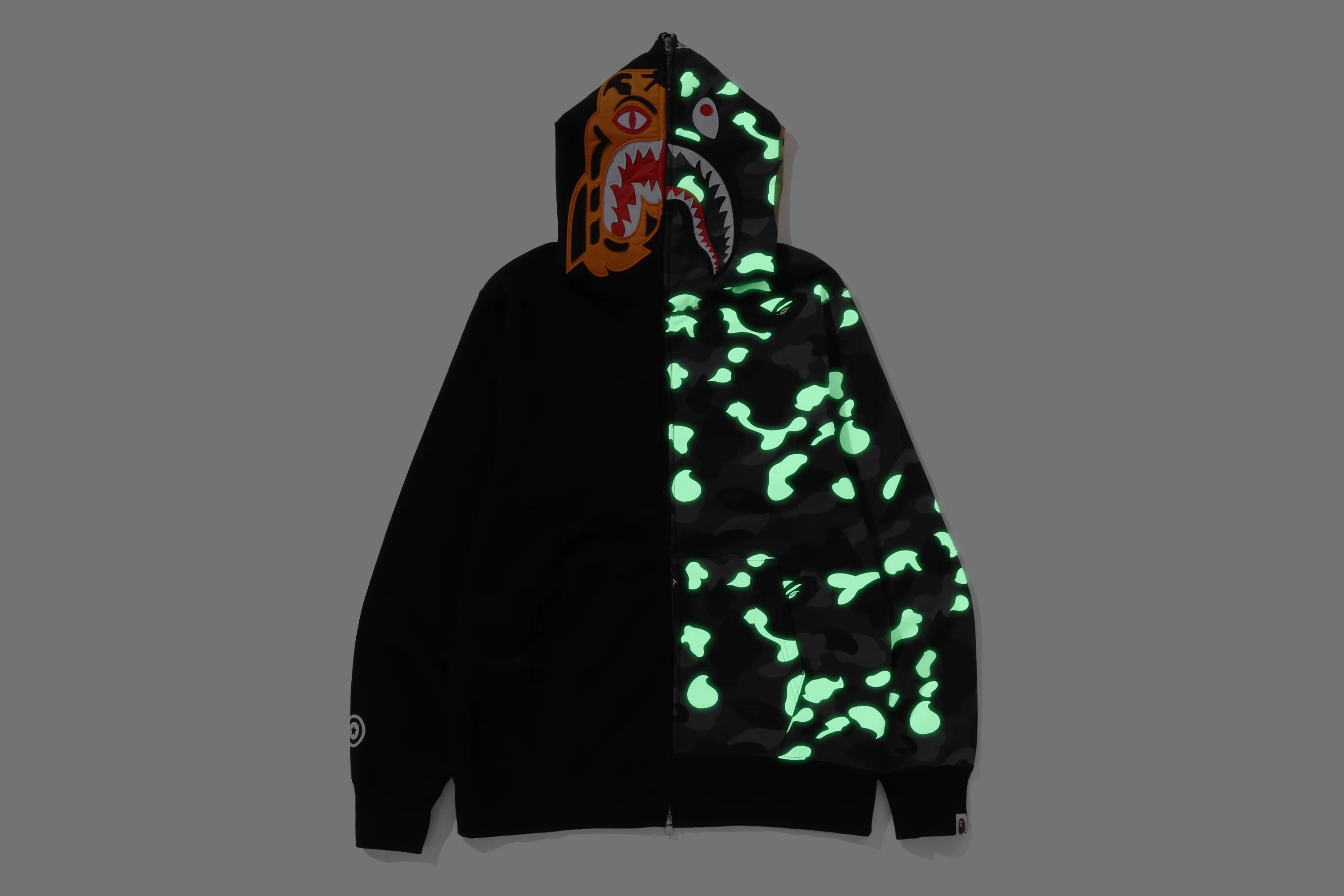 CITY CAMO TIGER SHARK FULL ZIP HOODIE - Image 5