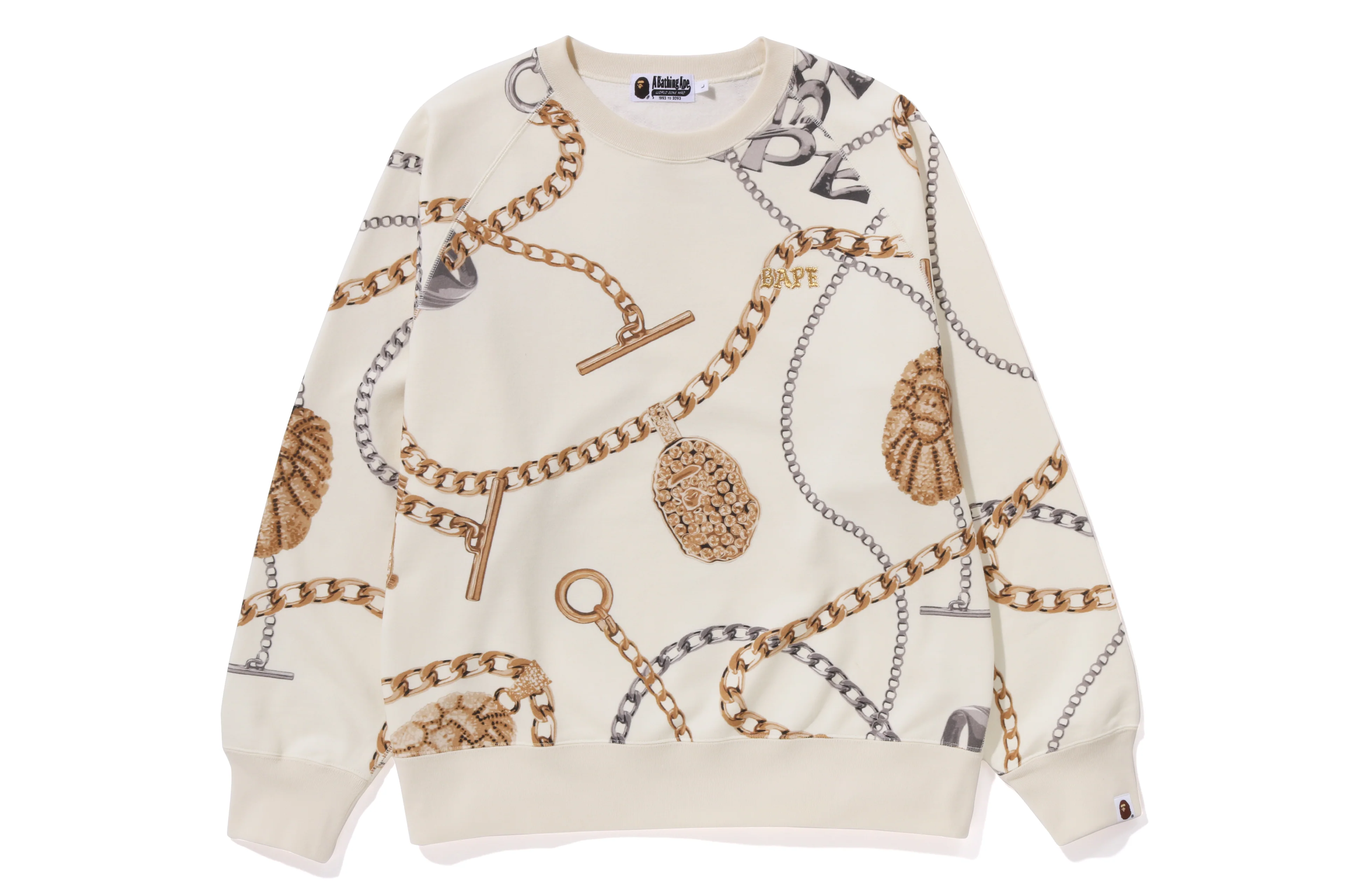 BAPE JEWELS CREWNECK RELAXED FIT MENS - Image 3
