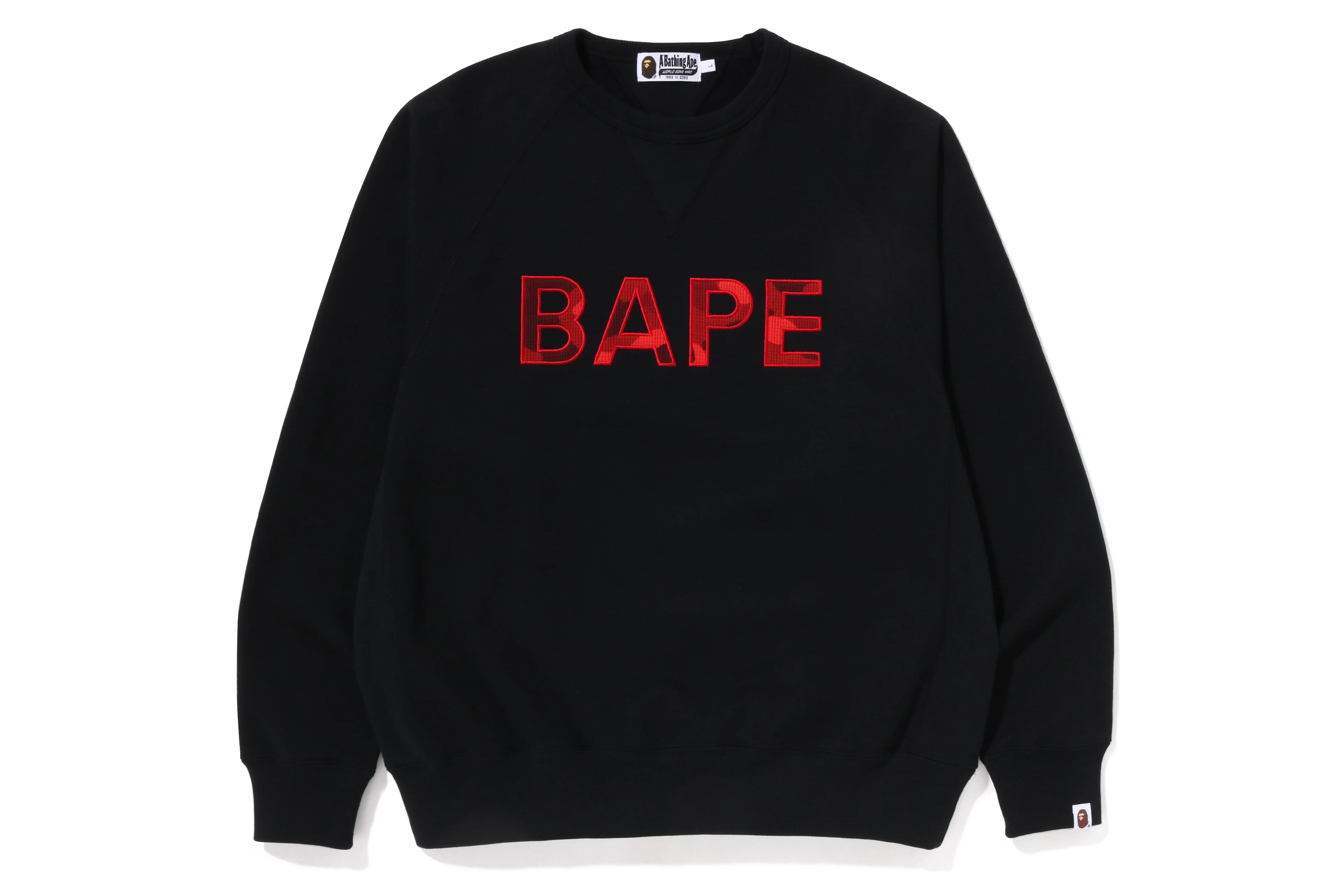 BAPE PATCH RELAXED FIT CREWNECK MENS