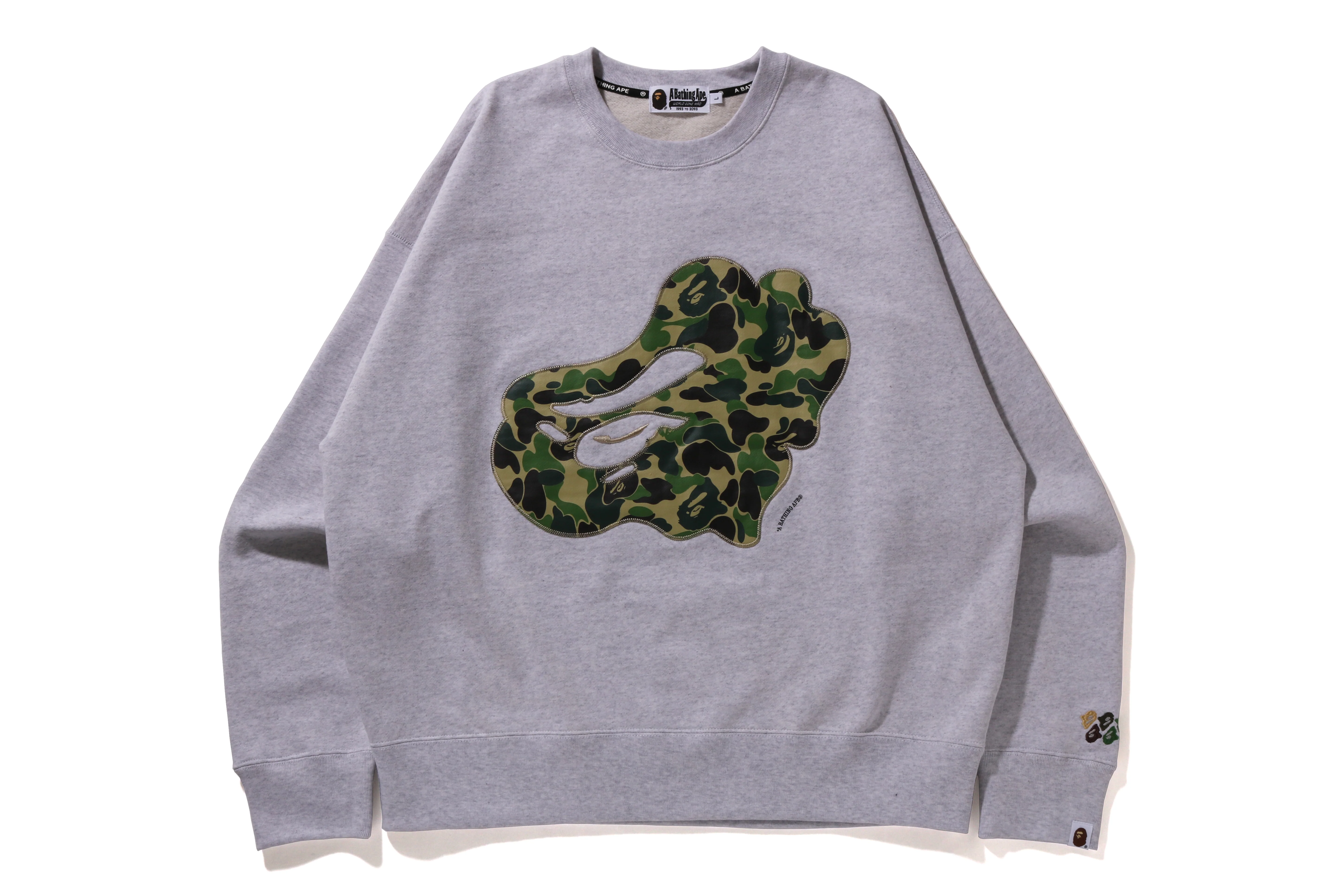ABC CAMO PATCH LOOSE FIT CREWNECK MENS - Image 4