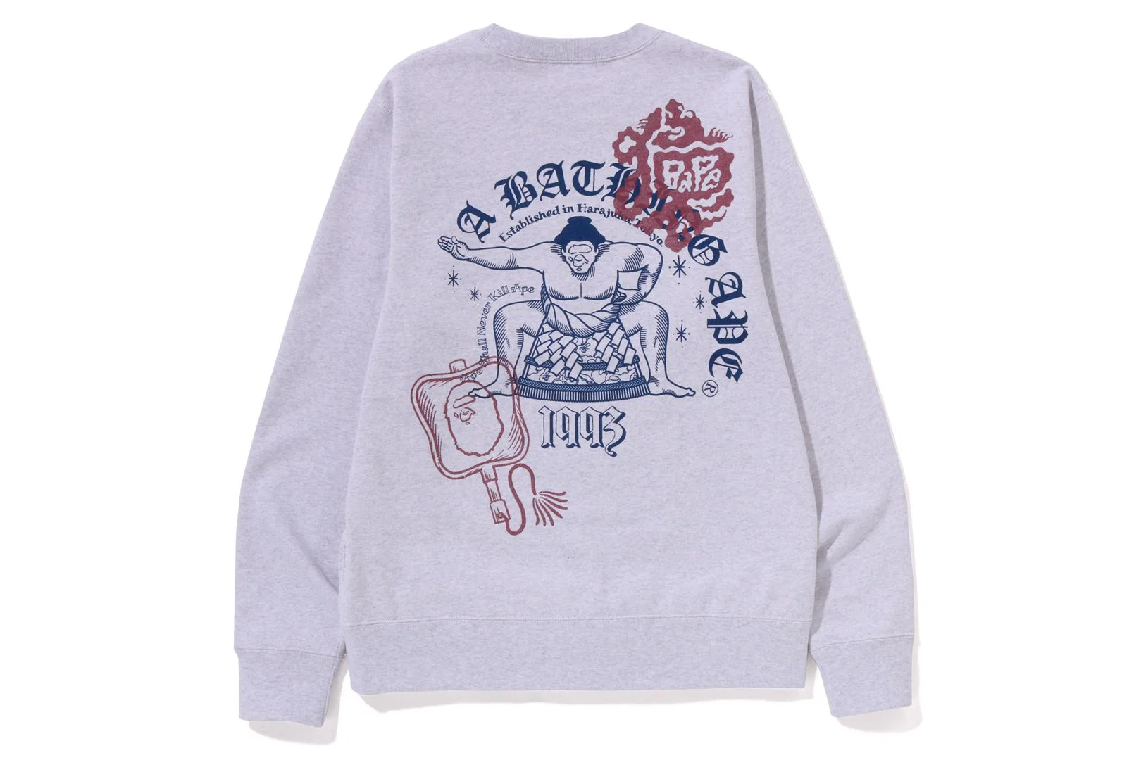JAPAN CULTURE SUMO CREWNECK MENS - Image 6