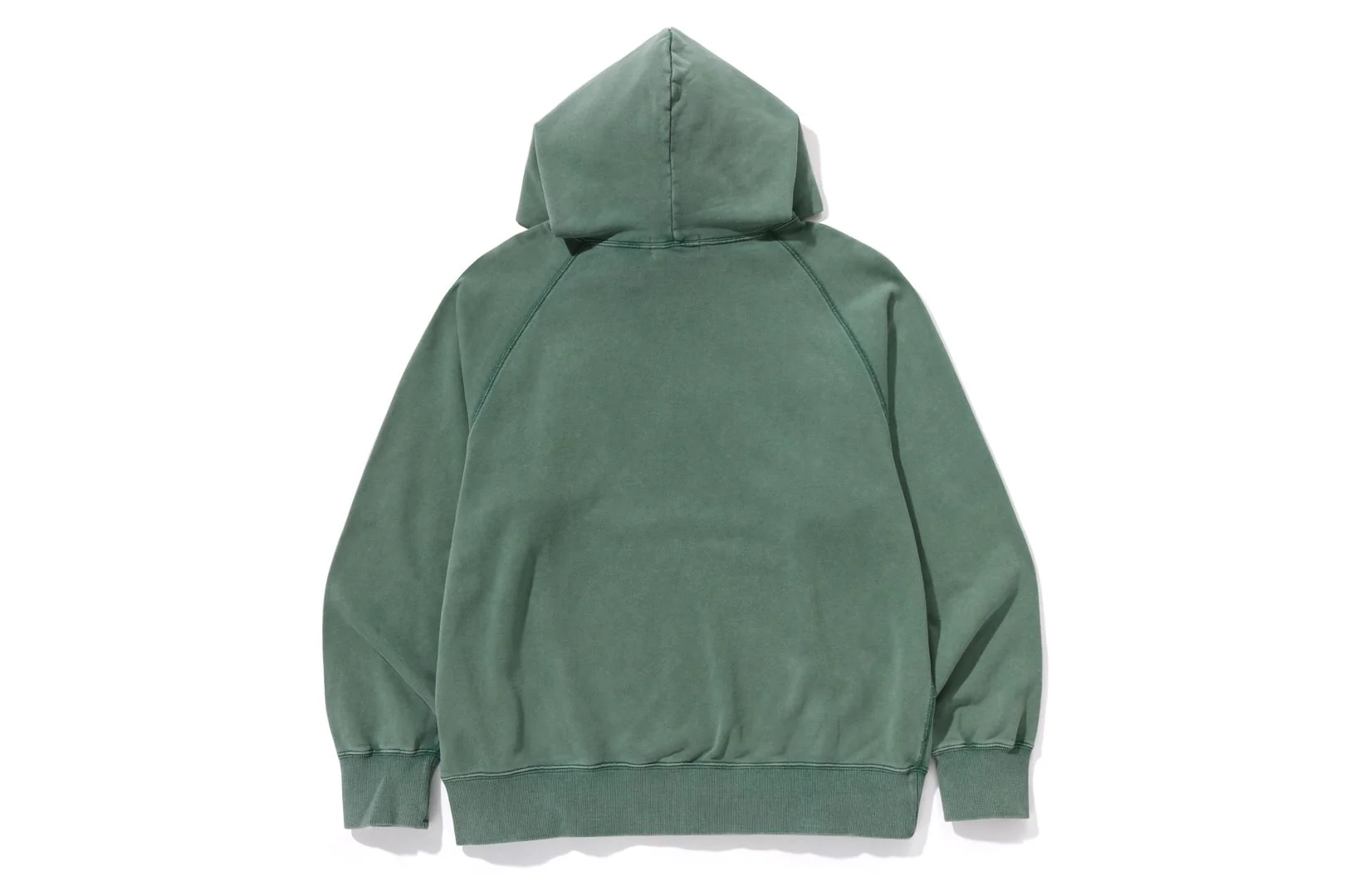 WASHED EFFECT RELAXED FIT PULLOVER HOODIE MENS - Image 6