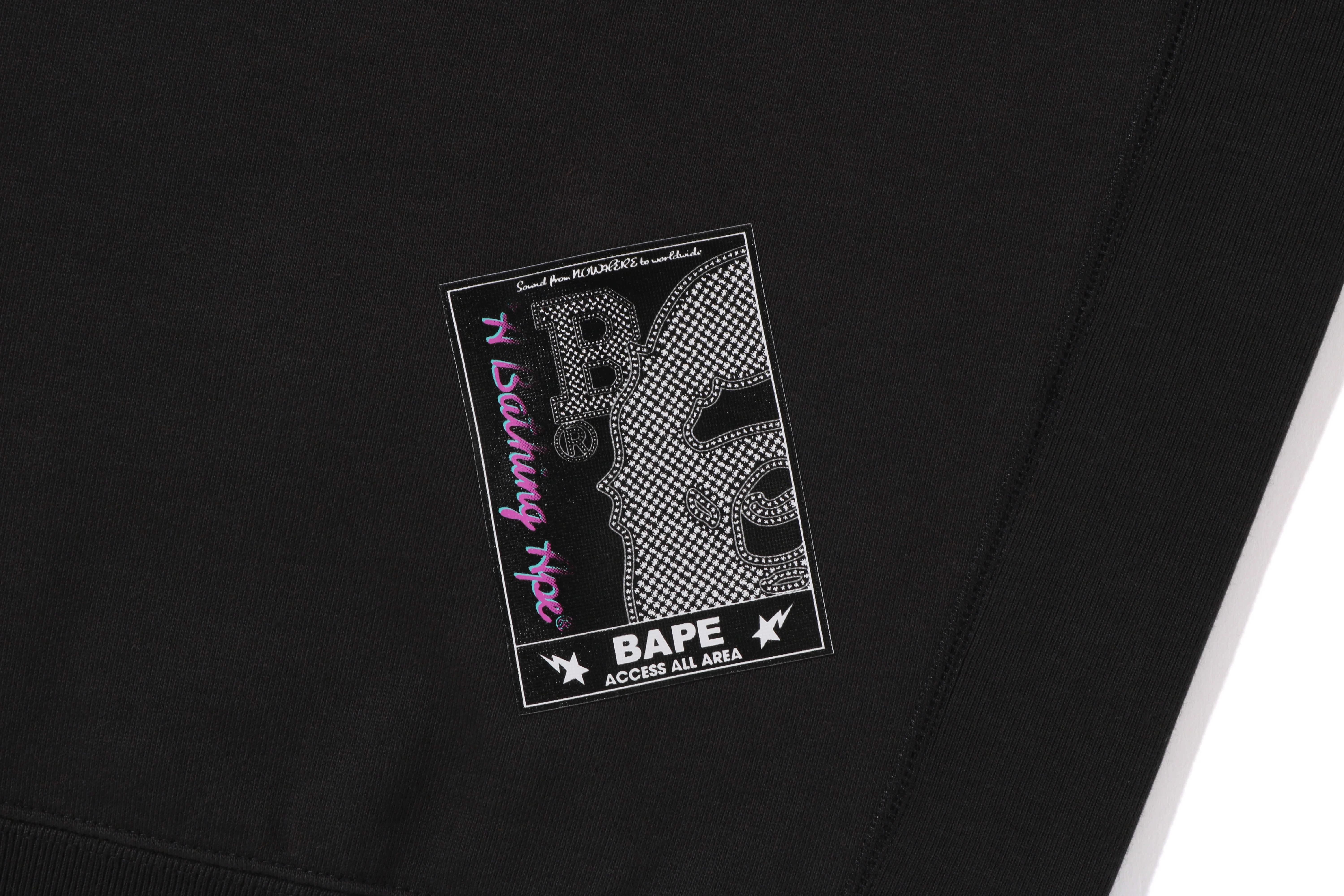 (B)Y BATHING APE PULLOVER HOODIE RELAXED FIT MENS - Image 4
